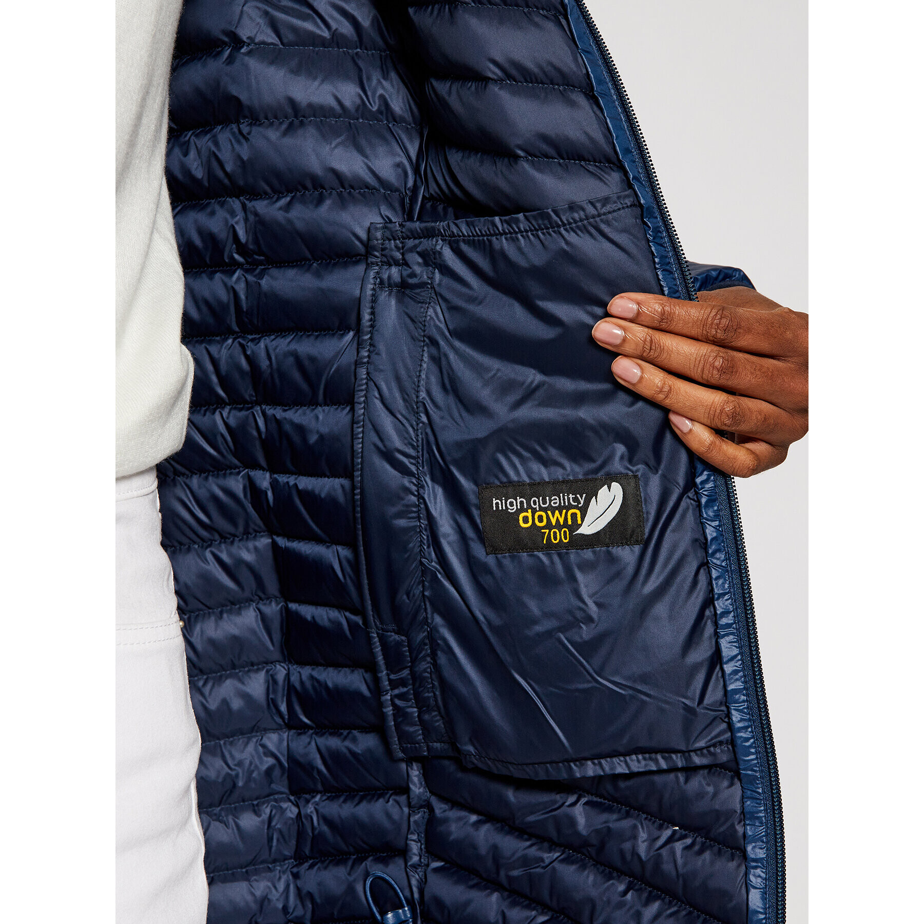 Jack Wolfskin Geacă din puf Atmosphere 1204691 Bleumarin Regular Fit - Pled.ro