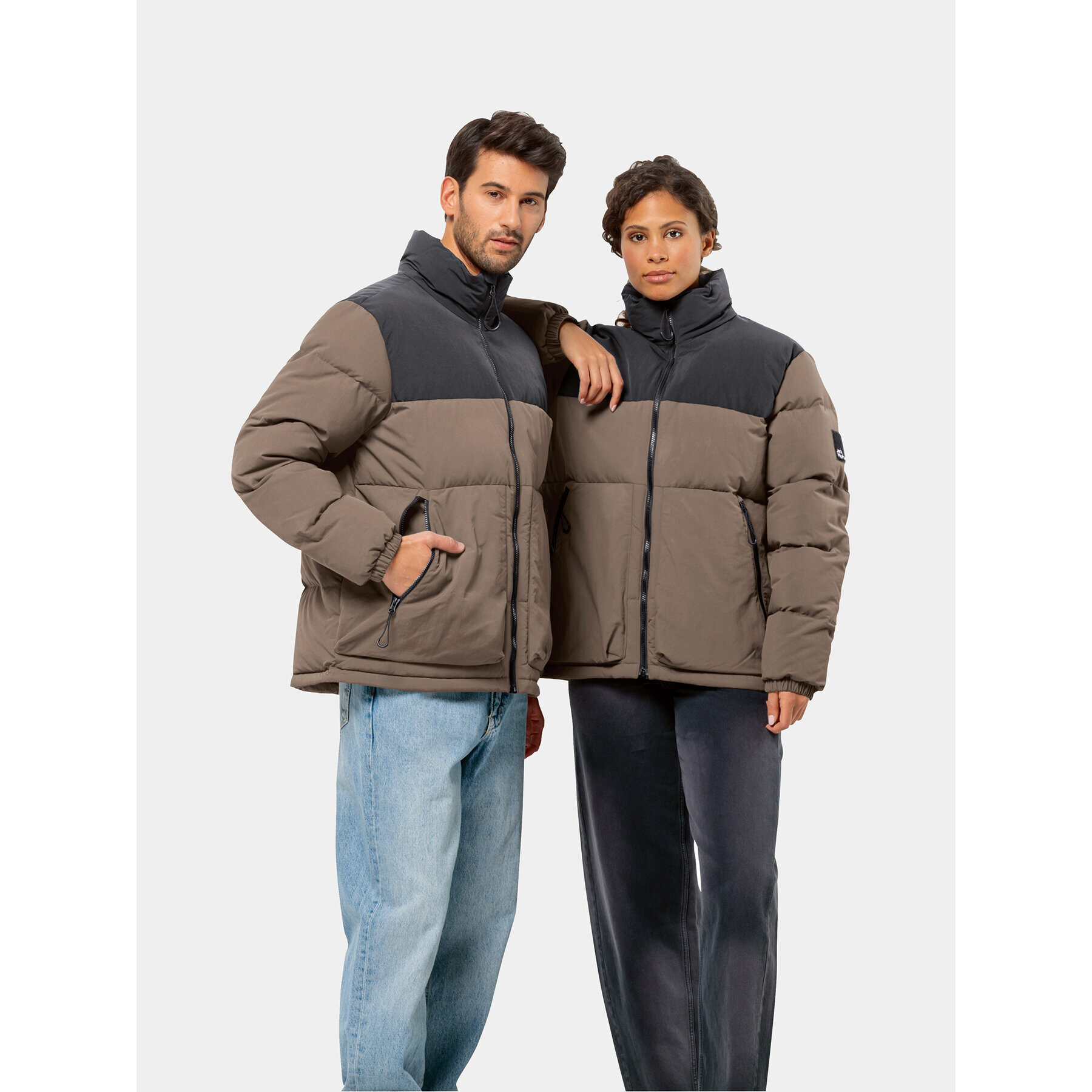 Jack Wolfskin Geacă din puf Dellbrueck Jkt 1207561 Maro Regular Fit - Pled.ro