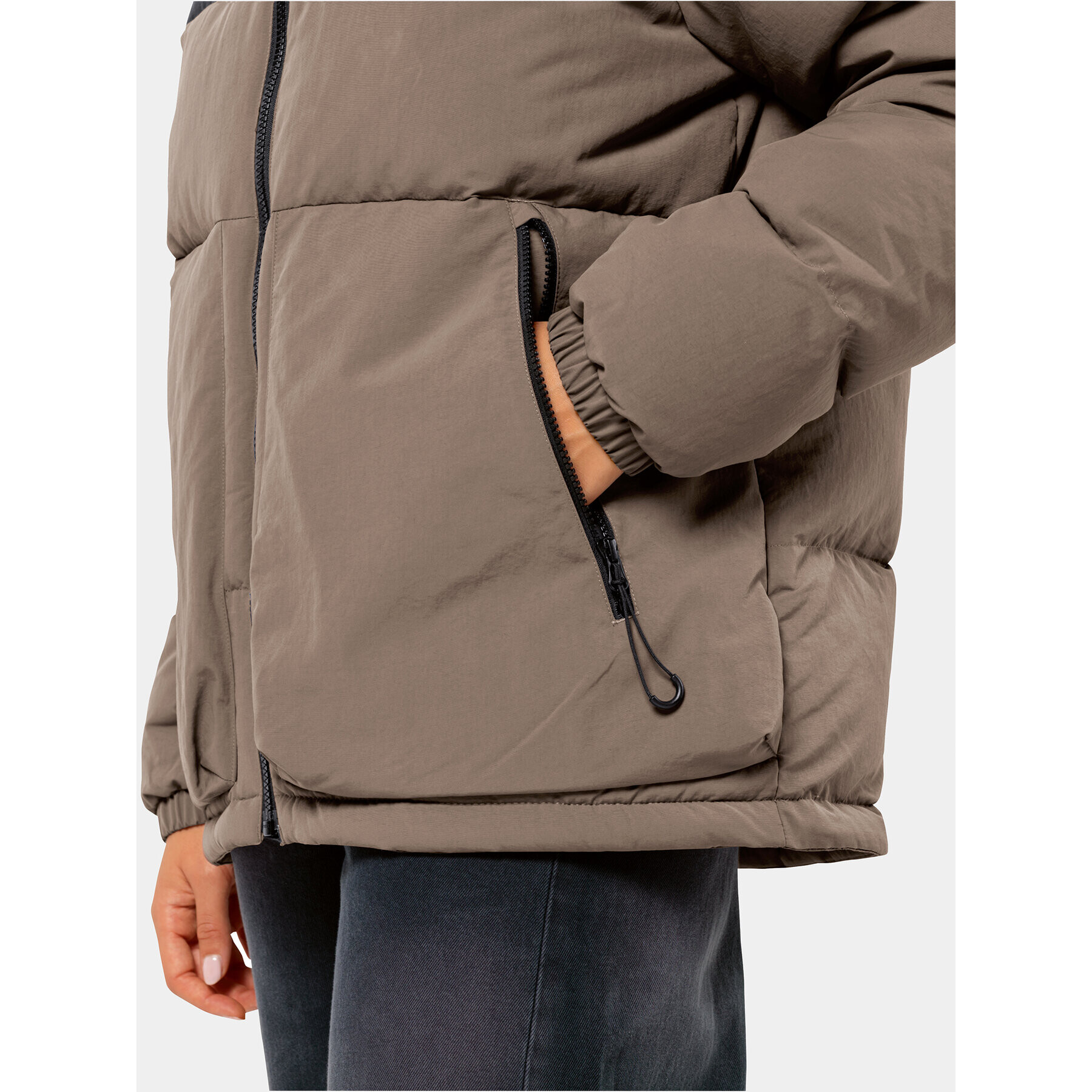 Jack Wolfskin Geacă din puf Dellbrueck Jkt 1207561 Maro Regular Fit - Pled.ro