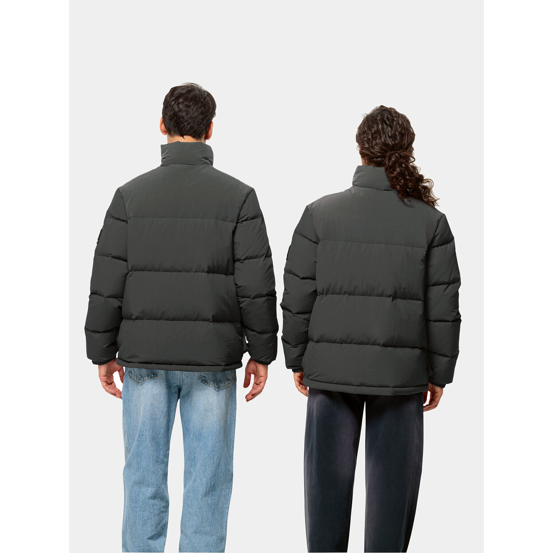 Jack Wolfskin Geacă din puf Dellbrueck Jkt 1207561 Negru Regular Fit - Pled.ro