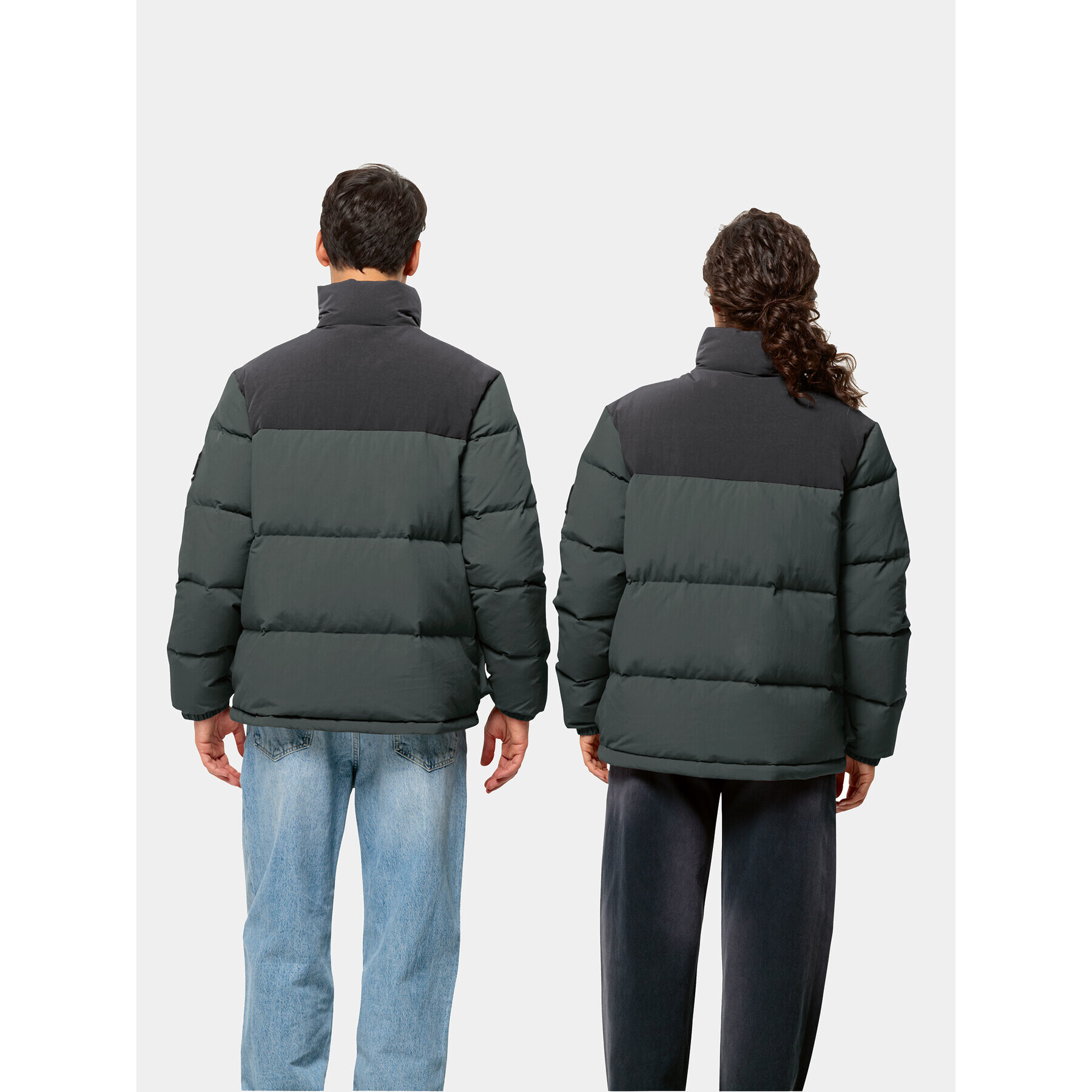 Jack Wolfskin Geacă din puf Dellbrueck Jkt 1207561 Verde Regular Fit - Pled.ro