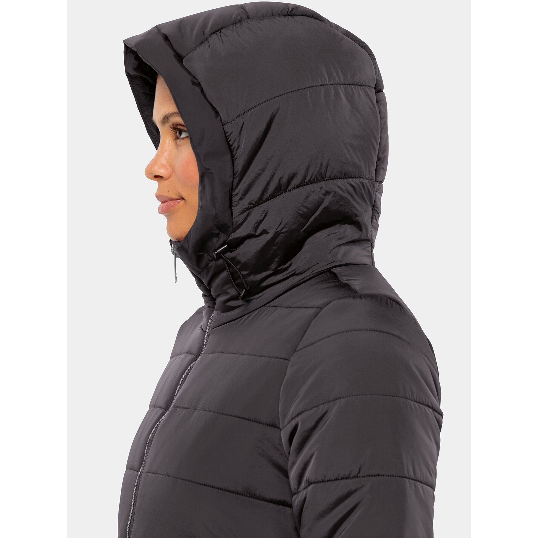 Jack Wolfskin Geacă din puf Eisbach Coat 1206981 Negru Regular Fit - Pled.ro