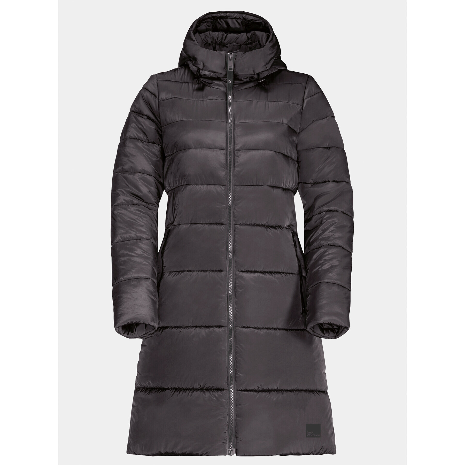 Jack Wolfskin Geacă din puf Eisbach Coat 1206981 Negru Regular Fit - Pled.ro