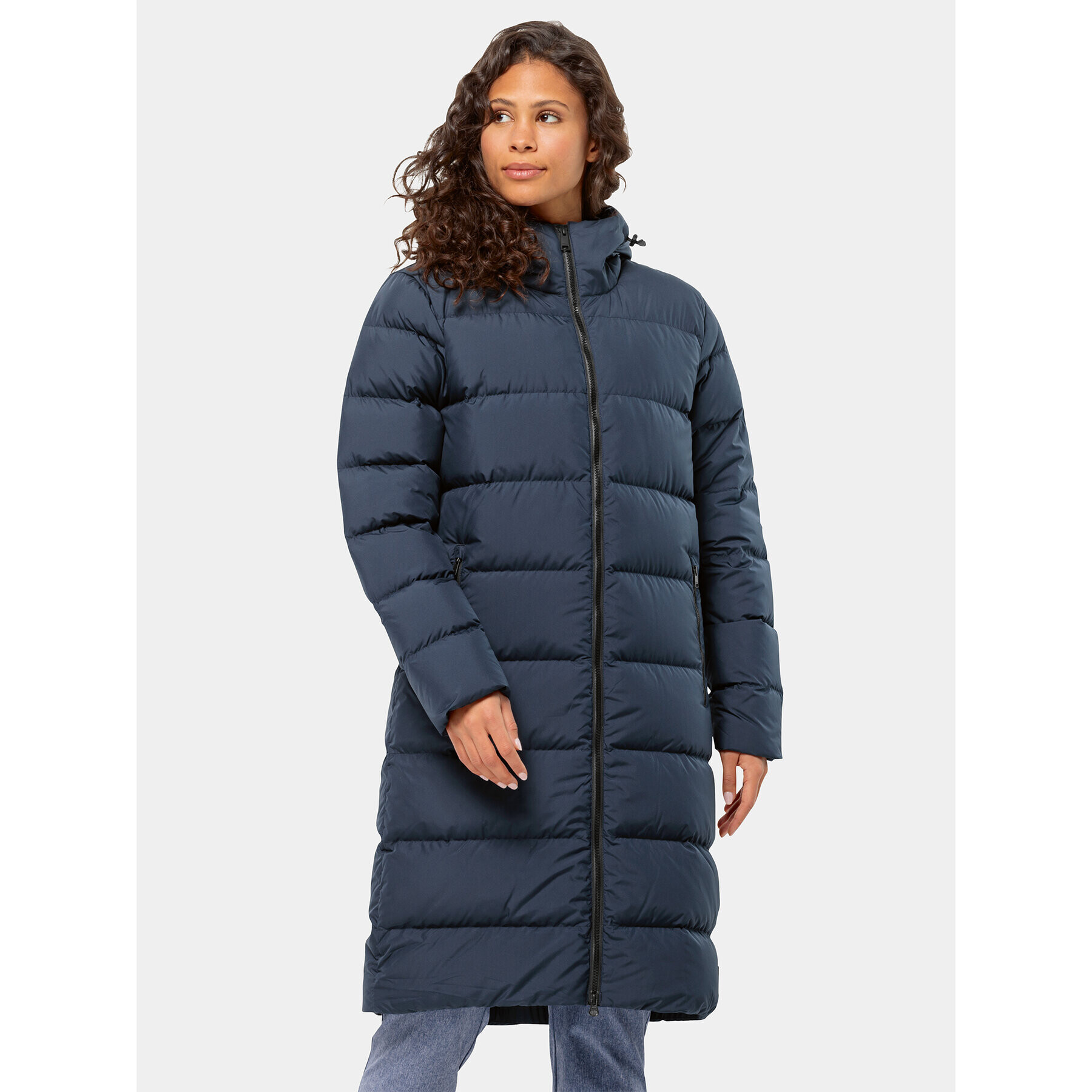 Jack Wolfskin Geacă din puf Frozen Palace Coat 1204133 Bleumarin Regular Fit - Pled.ro