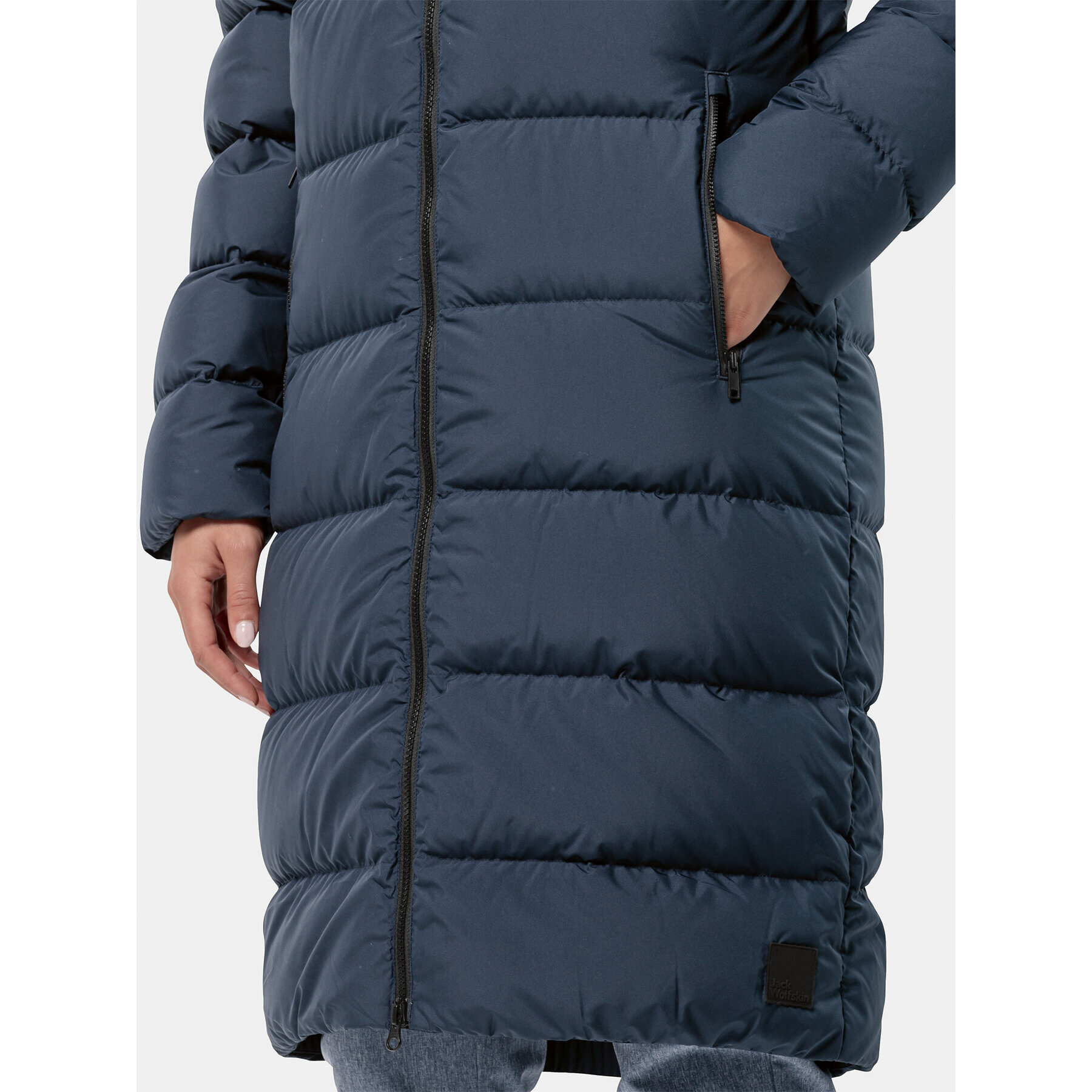 Jack Wolfskin Geacă din puf Frozen Palace Coat 1204133 Bleumarin Regular Fit - Pled.ro