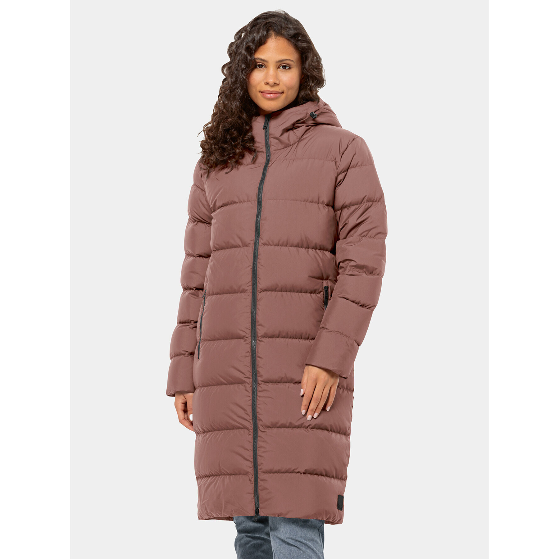 Jack Wolfskin Geacă din puf Frozen Palace Coat 1204133 Vișiniu Regular Fit - Pled.ro