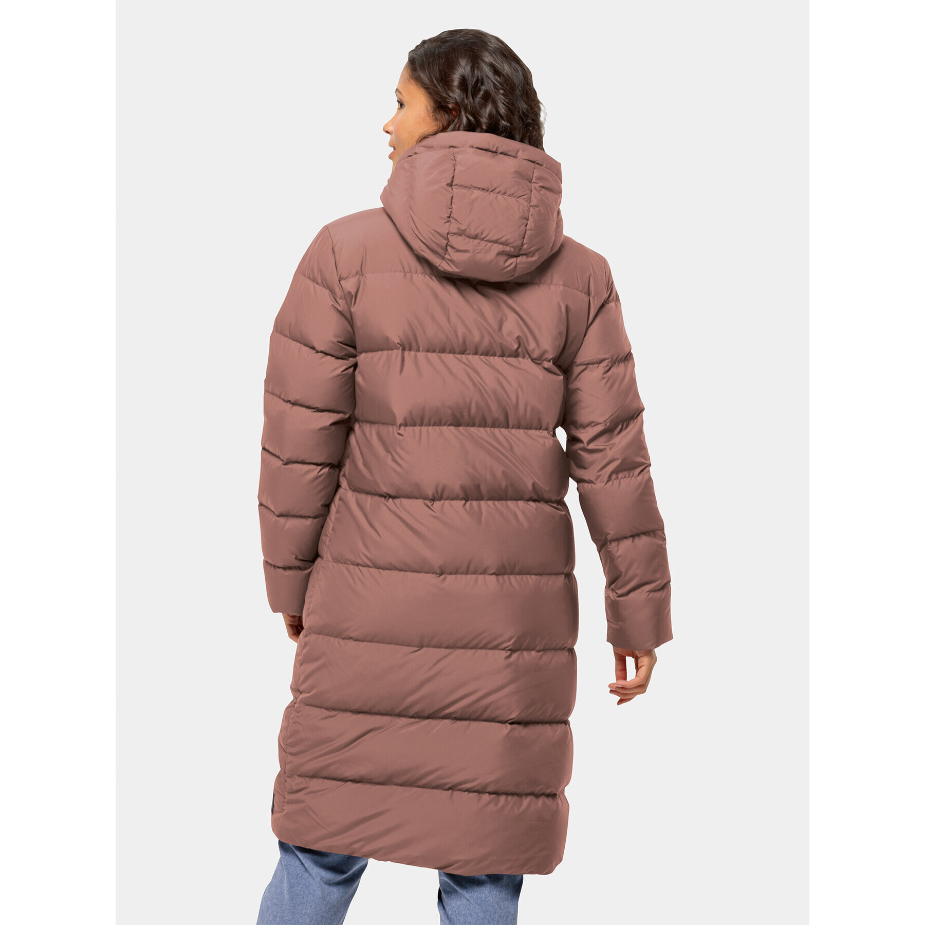 Jack Wolfskin Geacă din puf Frozen Palace Coat 1204133 Vișiniu Regular Fit - Pled.ro