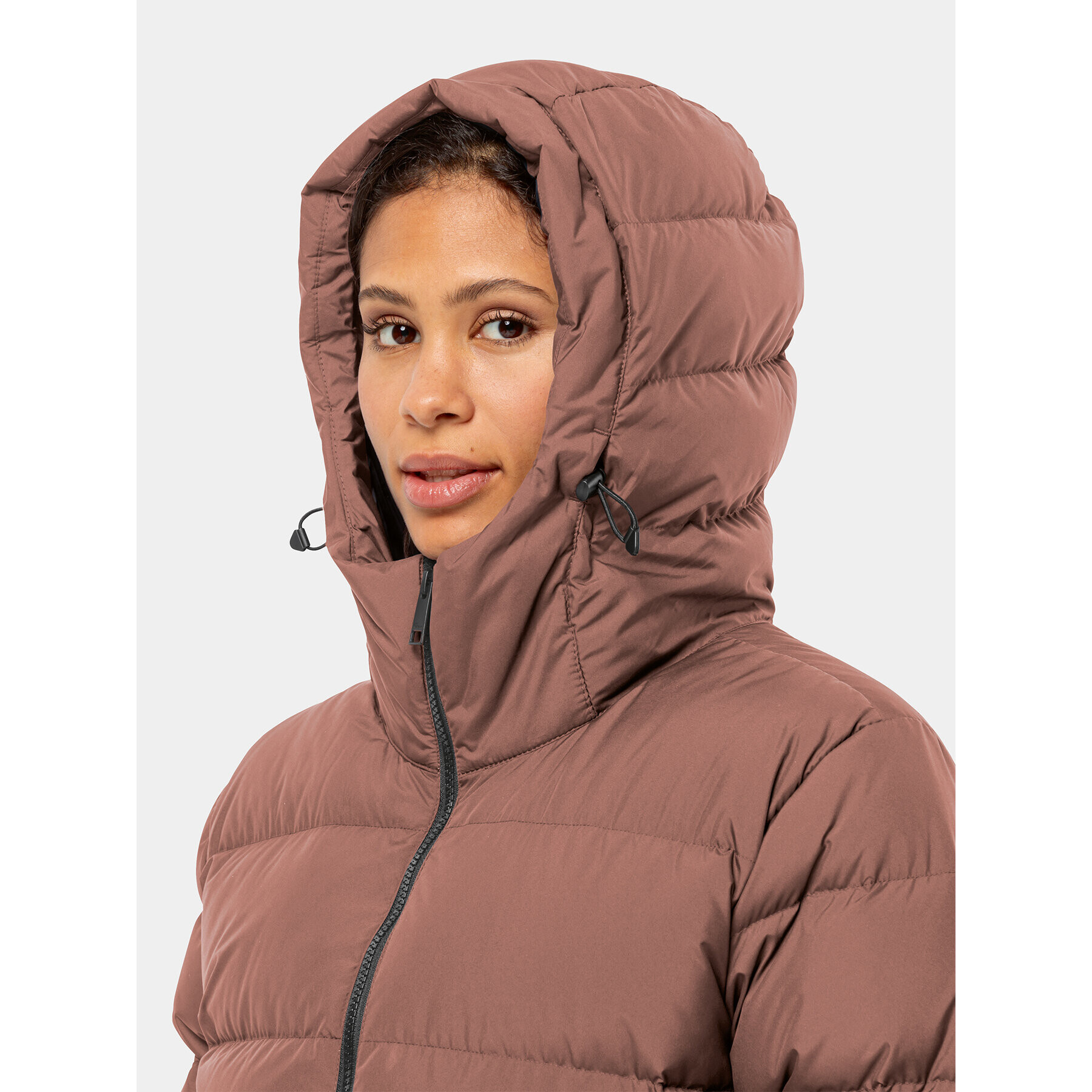 Jack Wolfskin Geacă din puf Frozen Palace Coat 1204133 Vișiniu Regular Fit - Pled.ro