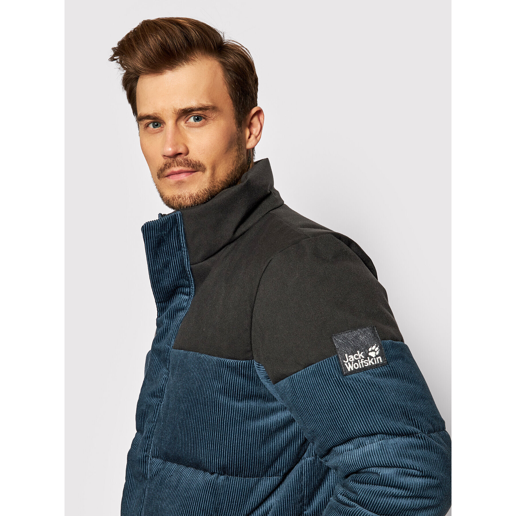 Jack Wolfskin Geacă din puf Nature 1206331 Bleumarin Regular Fit - Pled.ro