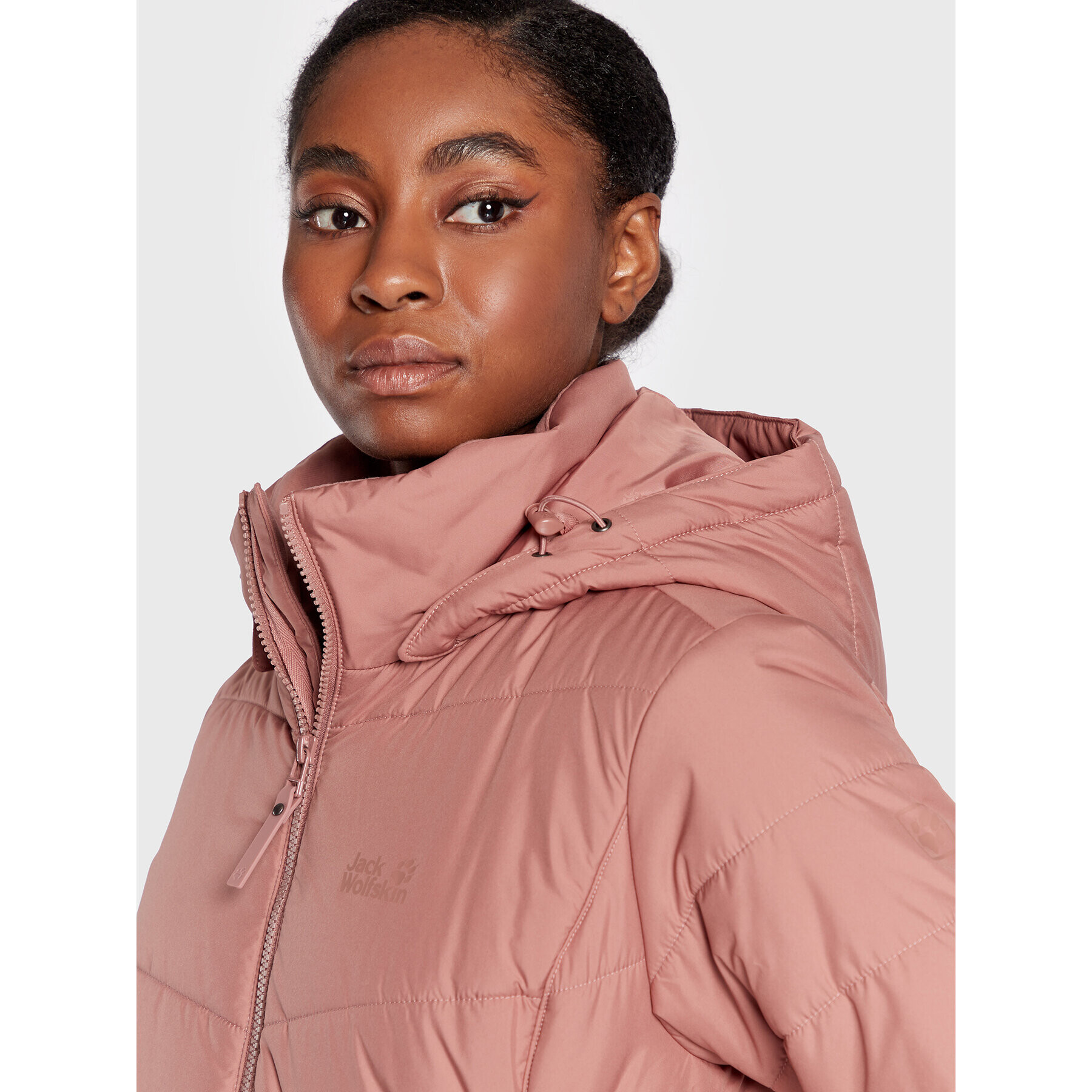 Jack Wolfskin Geacă din puf North York 1205501 Roz Regular Fit - Pled.ro