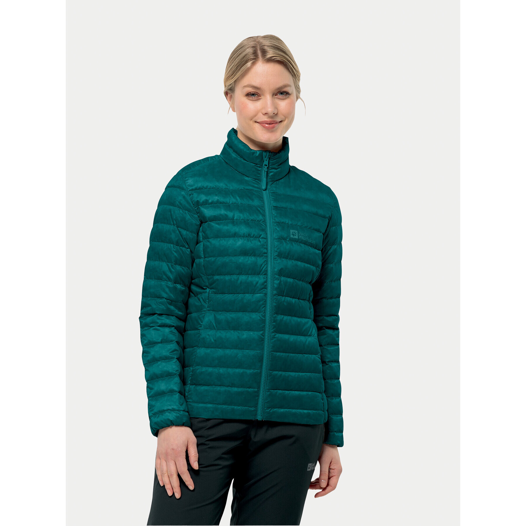 Jack Wolfskin Geacă din puf Pilvi Down Jkt 1207761 Verde Regular Fit - Pled.ro