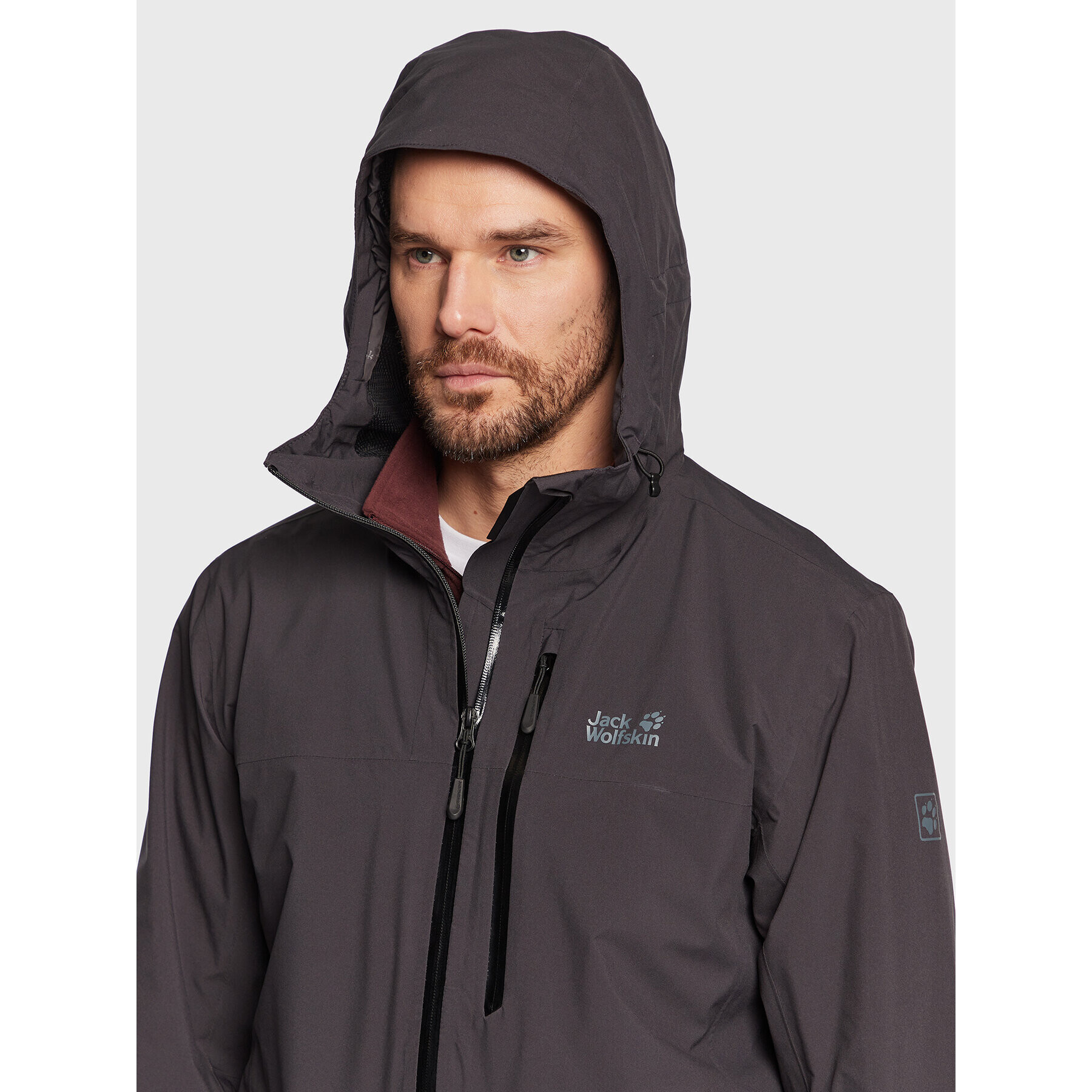 Jack Wolfskin Geacă Go Hike 1114051 Negru Regular Fit - Pled.ro