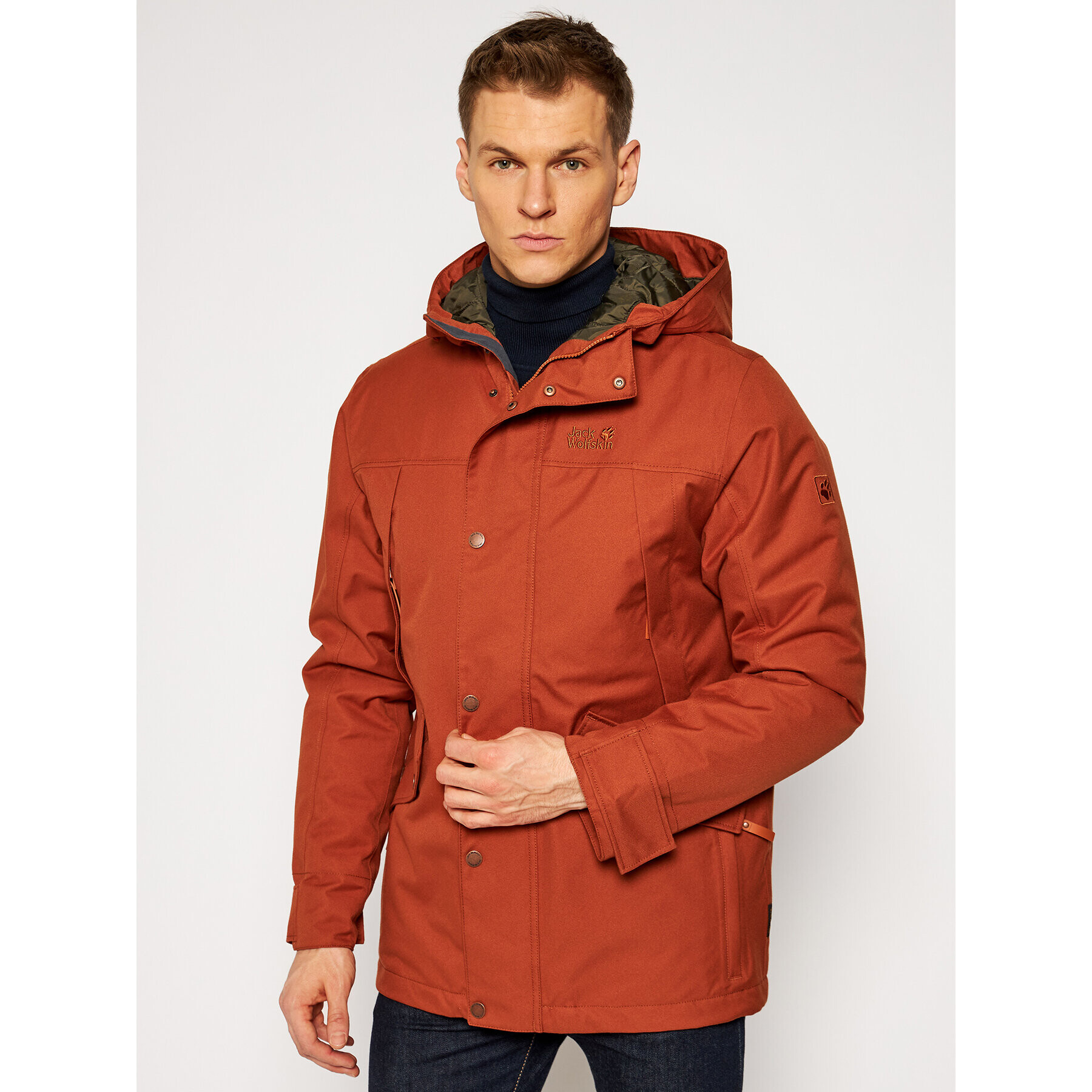 Jack Wolfskin Geacă outdoor Clifton Hill 1113341 Portocaliu Regular Fit - Pled.ro