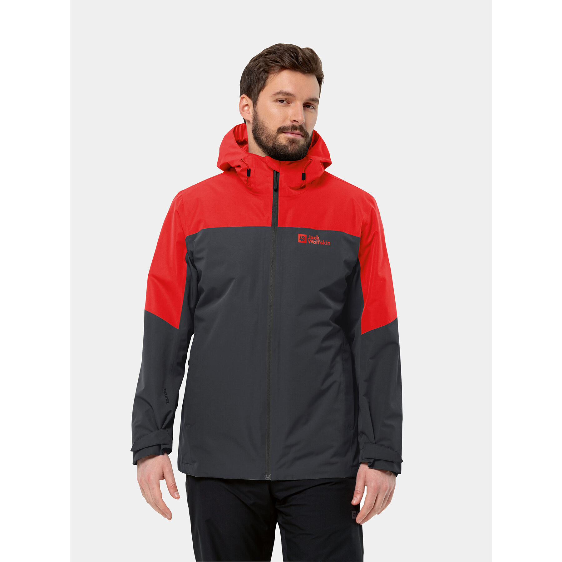 Jack Wolfskin Geacă outdoor Glaabach 3In1 Jkt 1115291 Roșu Regular Fit - Pled.ro