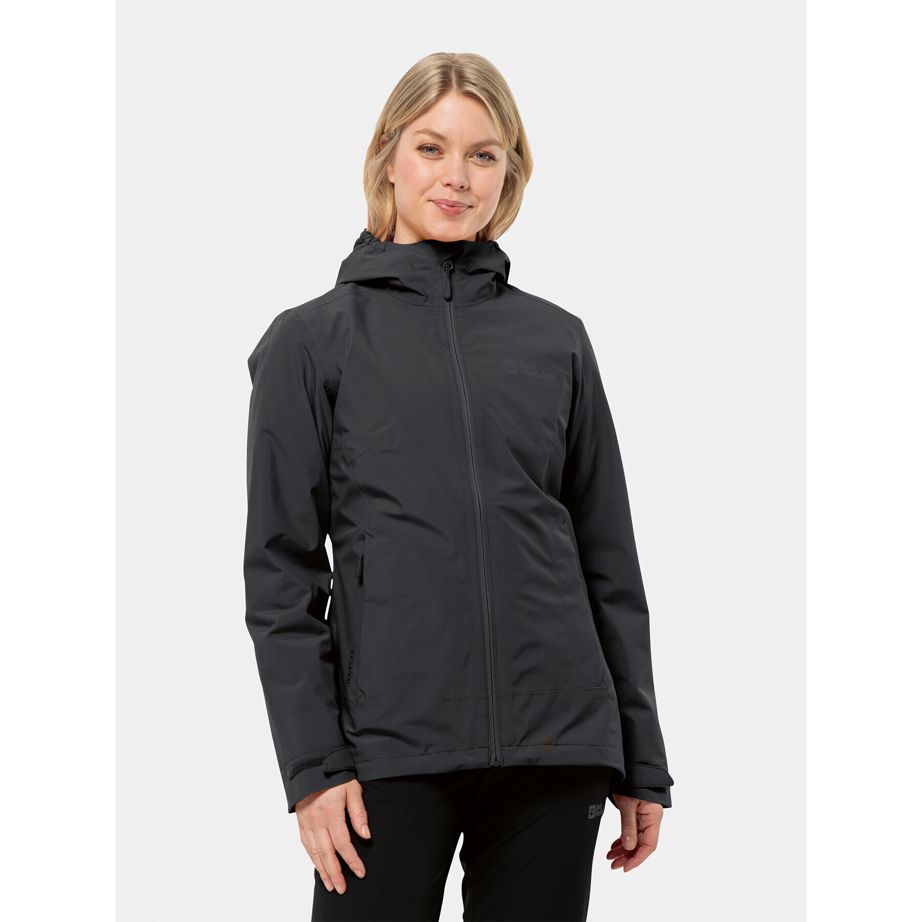 Jack Wolfskin Geacă outdoor Moonrise 3In1 Jkt 1115621 Negru Regular Fit - Pled.ro