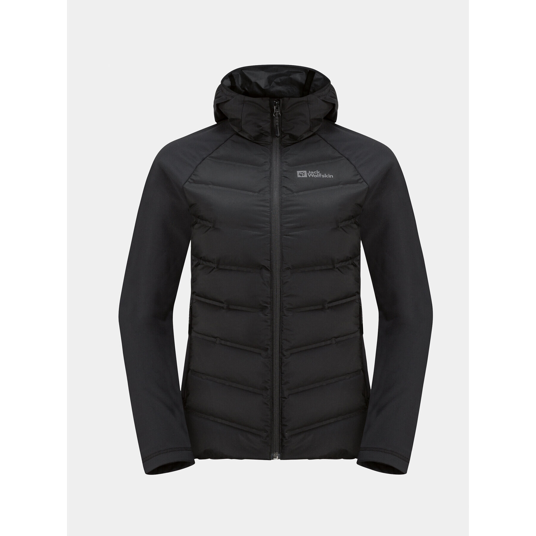 Jack Wolfskin Geacă outdoor Tasman Down Hybrid 1711331 Negru Regular Fit - Pled.ro