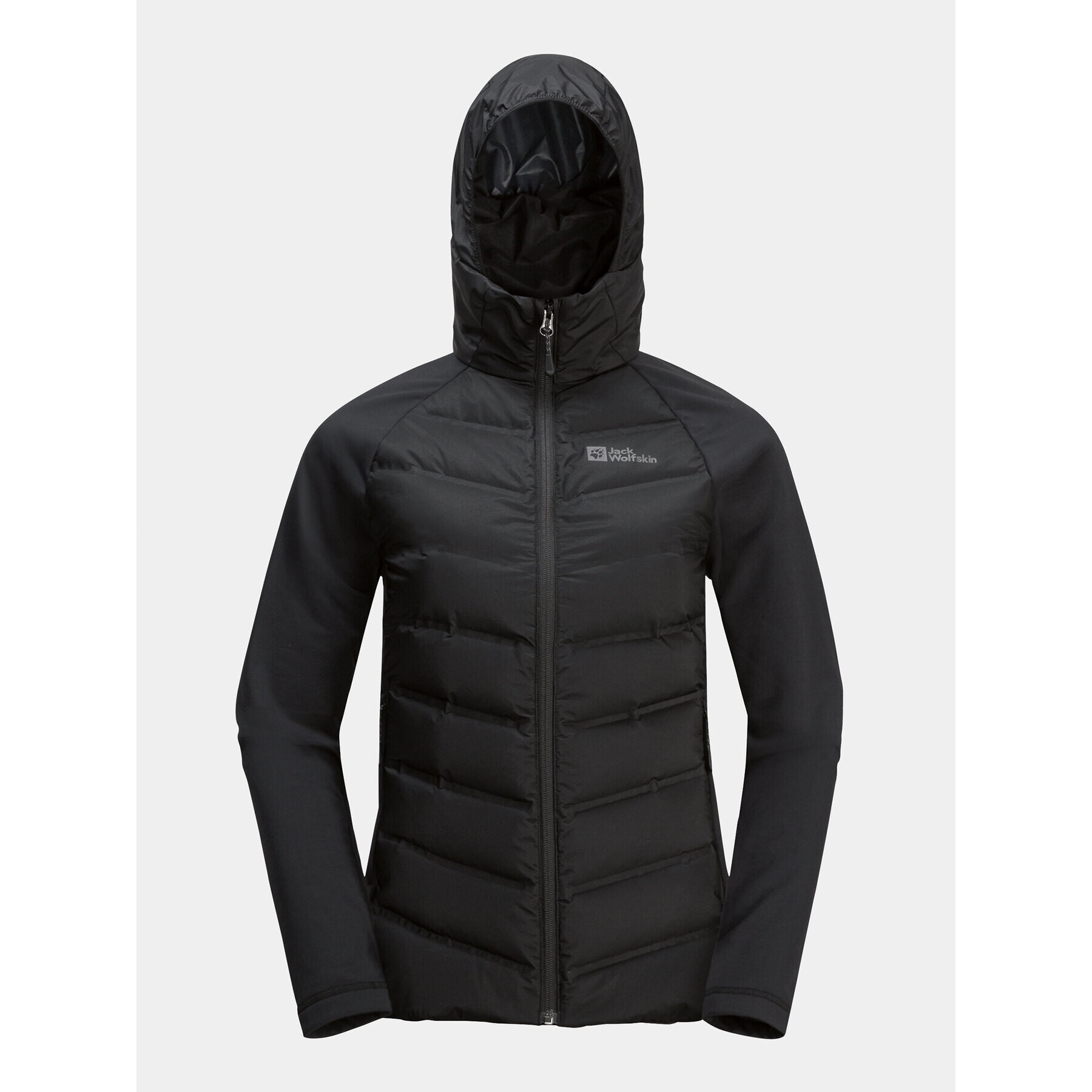 Jack Wolfskin Geacă outdoor Tasman Down Hybrid 1711331 Negru Regular Fit - Pled.ro