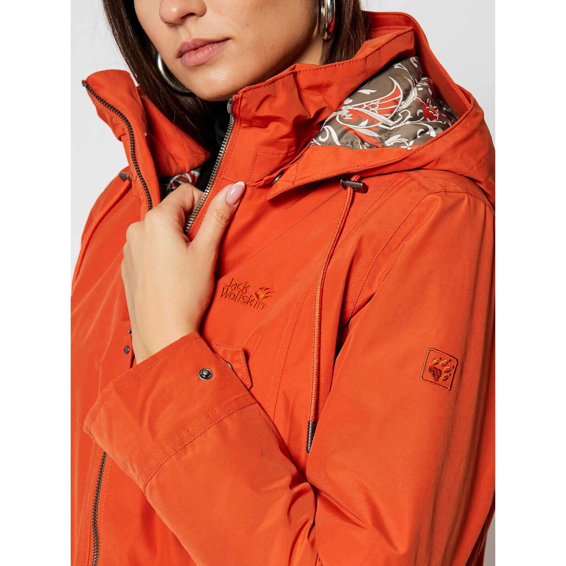 Jack Wolfskin Geacă outdoor Wildwood 1113701 Portocaliu Regular Fit - Pled.ro