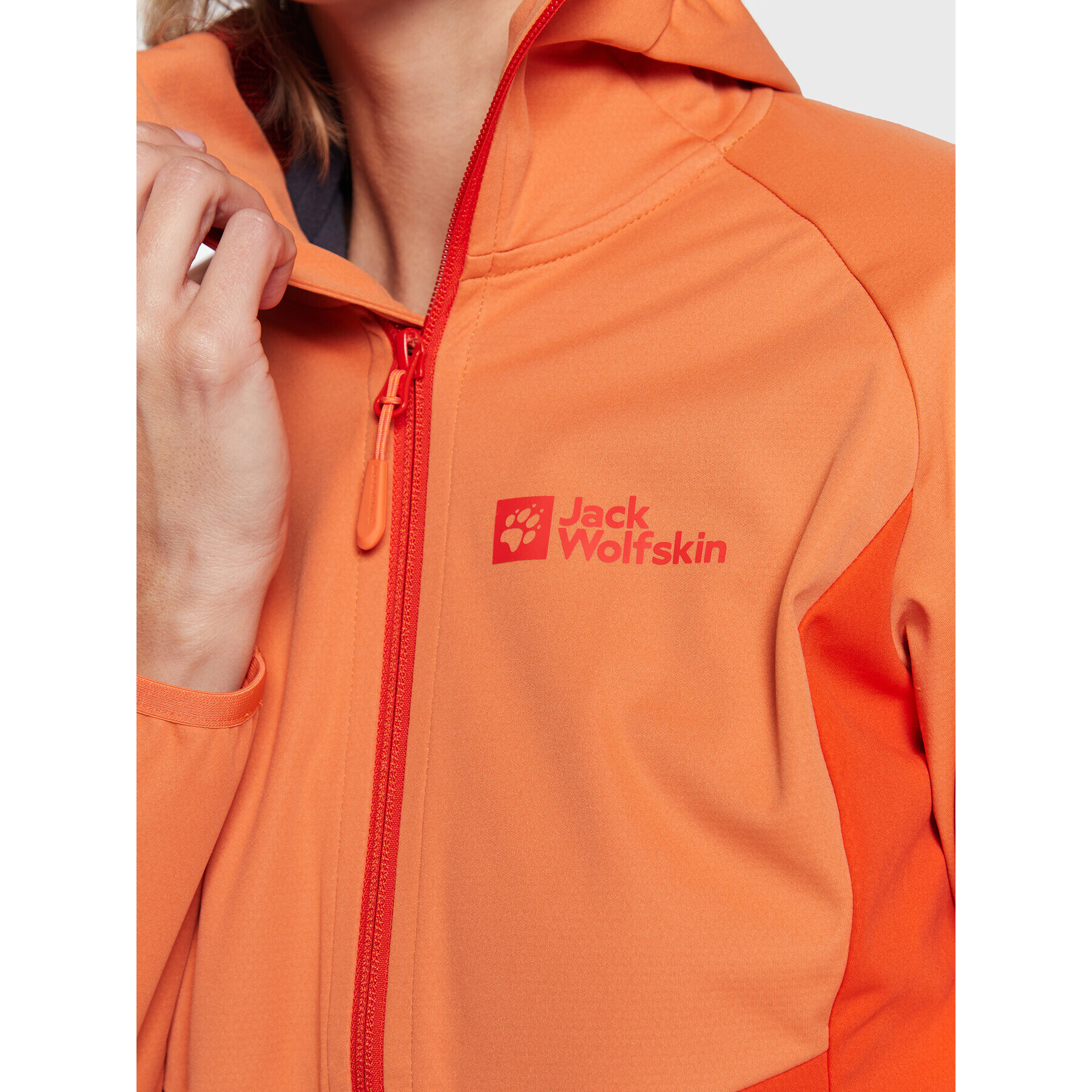 Jack Wolfskin Geacă softshell Go Hike 1306862 Portocaliu Regular Fit - Pled.ro