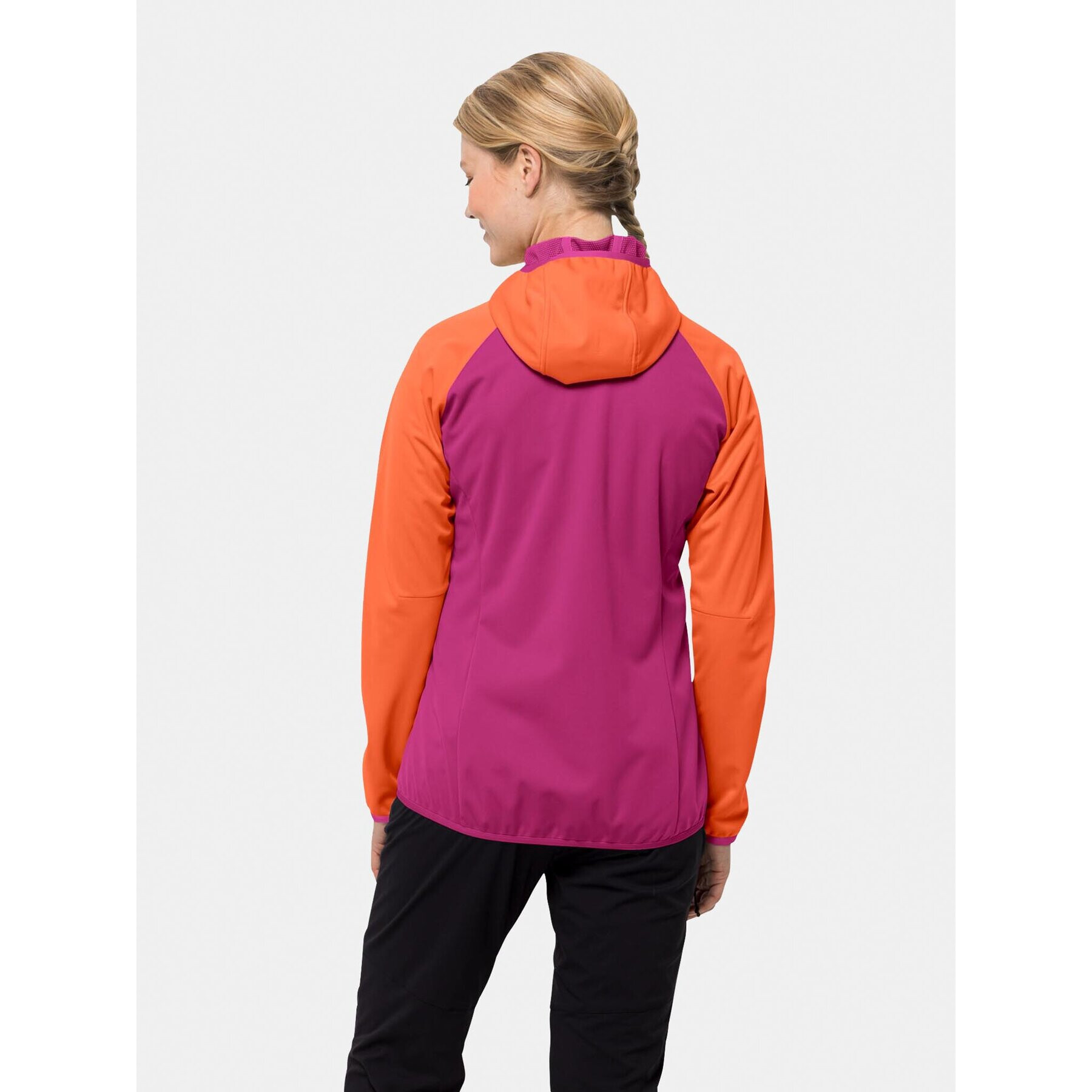 Jack Wolfskin Geacă softshell Go Hike Softshell 1306862 Roz Regular Fit - Pled.ro