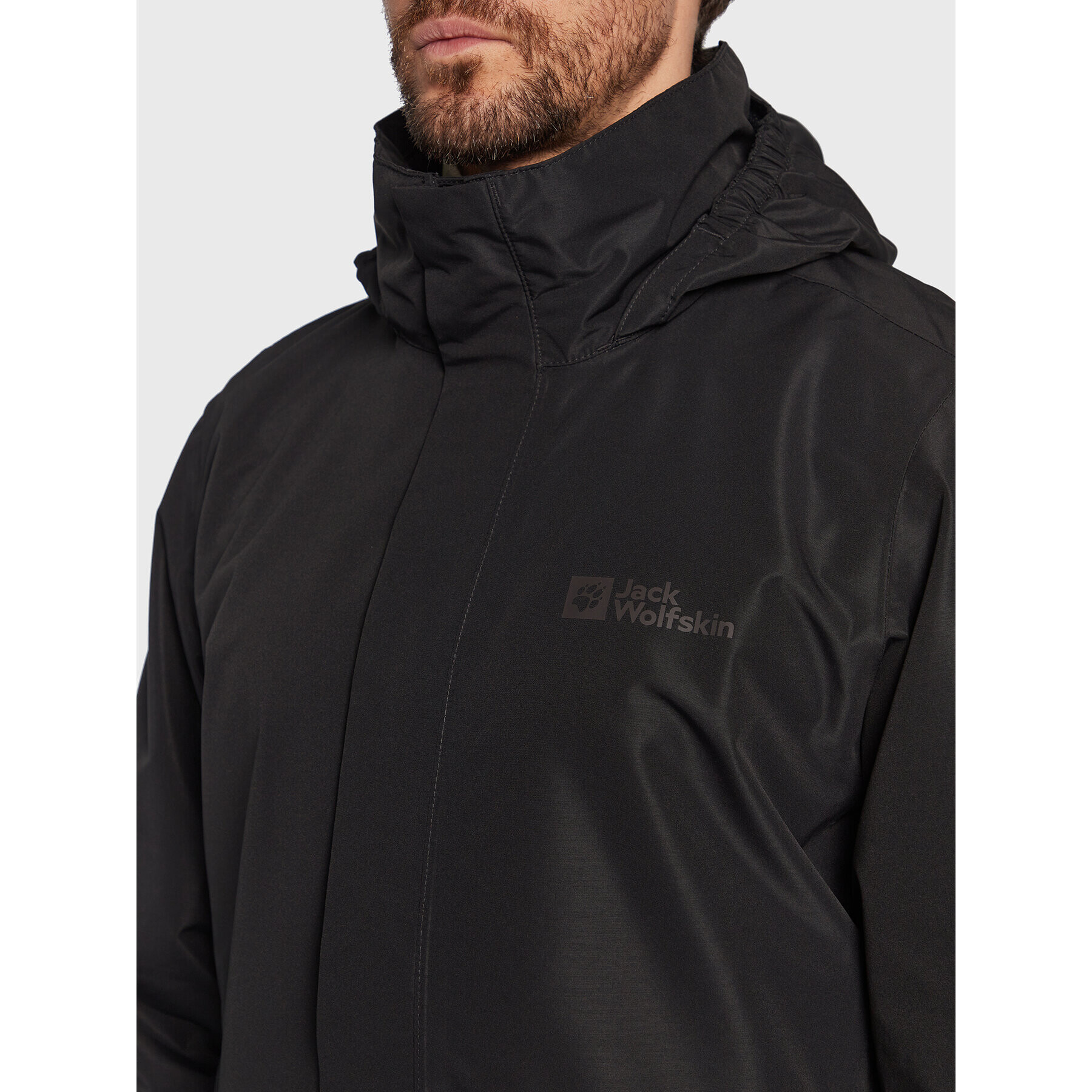 Jack Wolfskin Geacă Stormy Point 1111142 Negru Regular Fit - Pled.ro