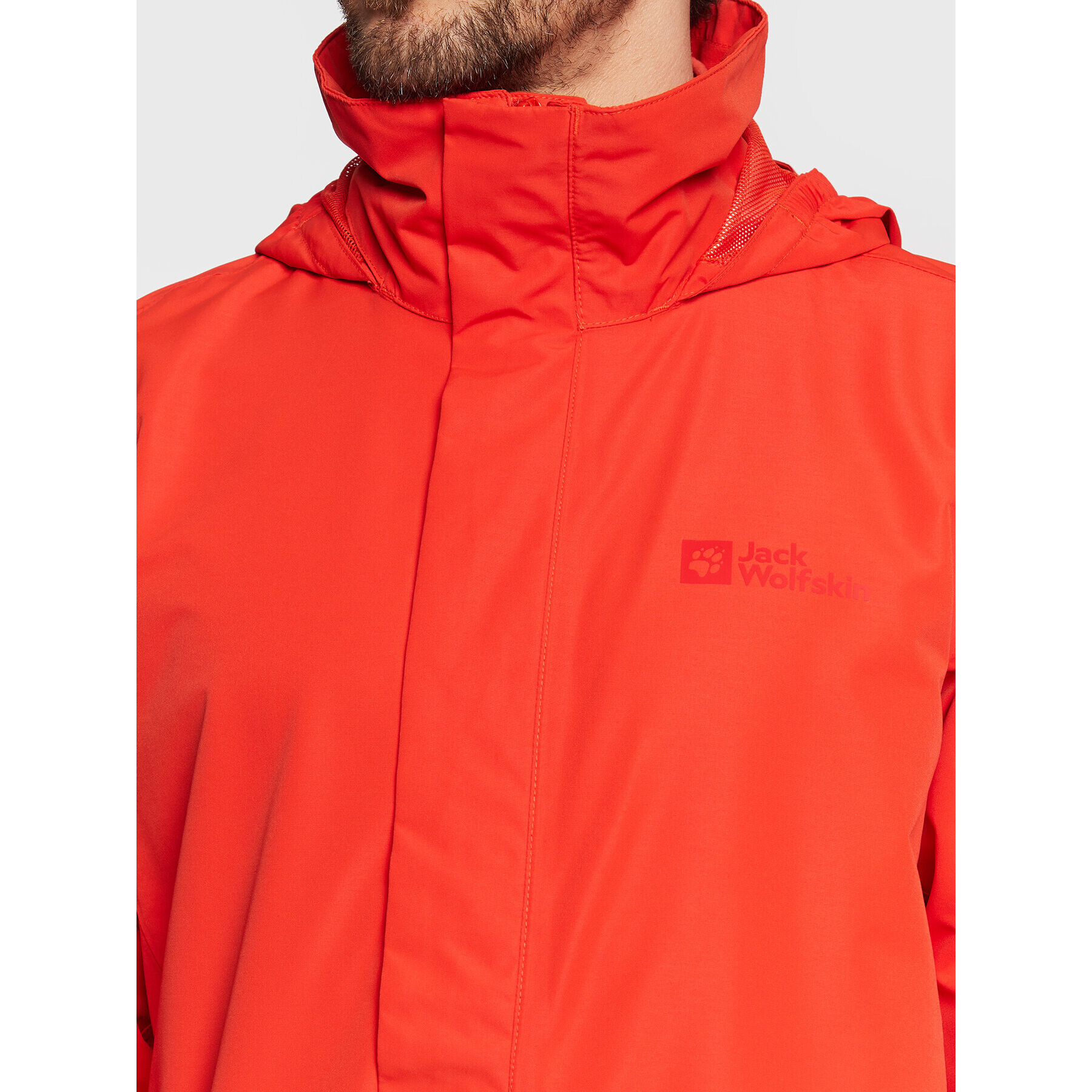 Jack Wolfskin Geacă Stormy Point 1111142 Roșu Regular Fit - Pled.ro