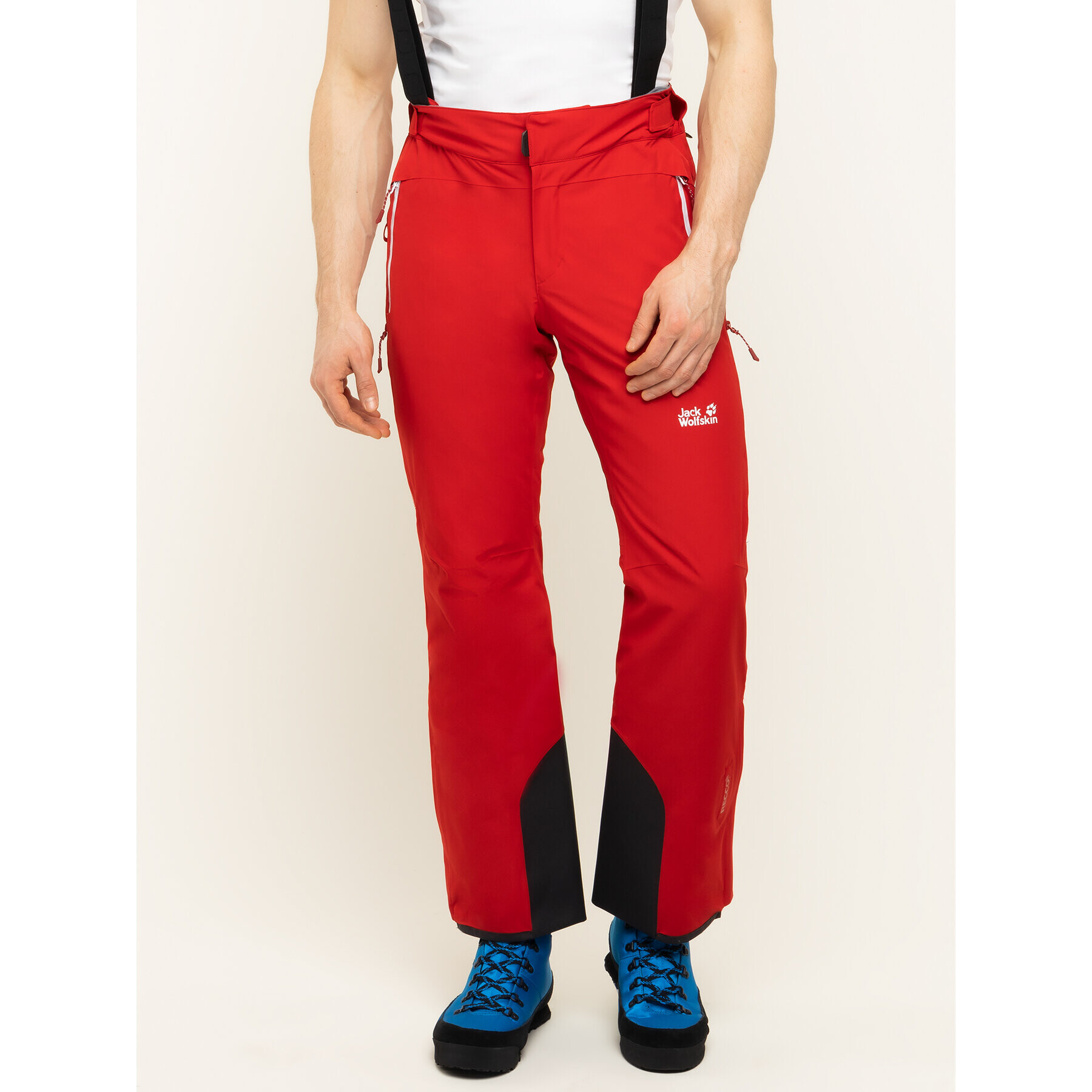 Jack Wolfskin Pantaloni de schi Big White 1112051-2102 Roșu Regular Fit - Pled.ro