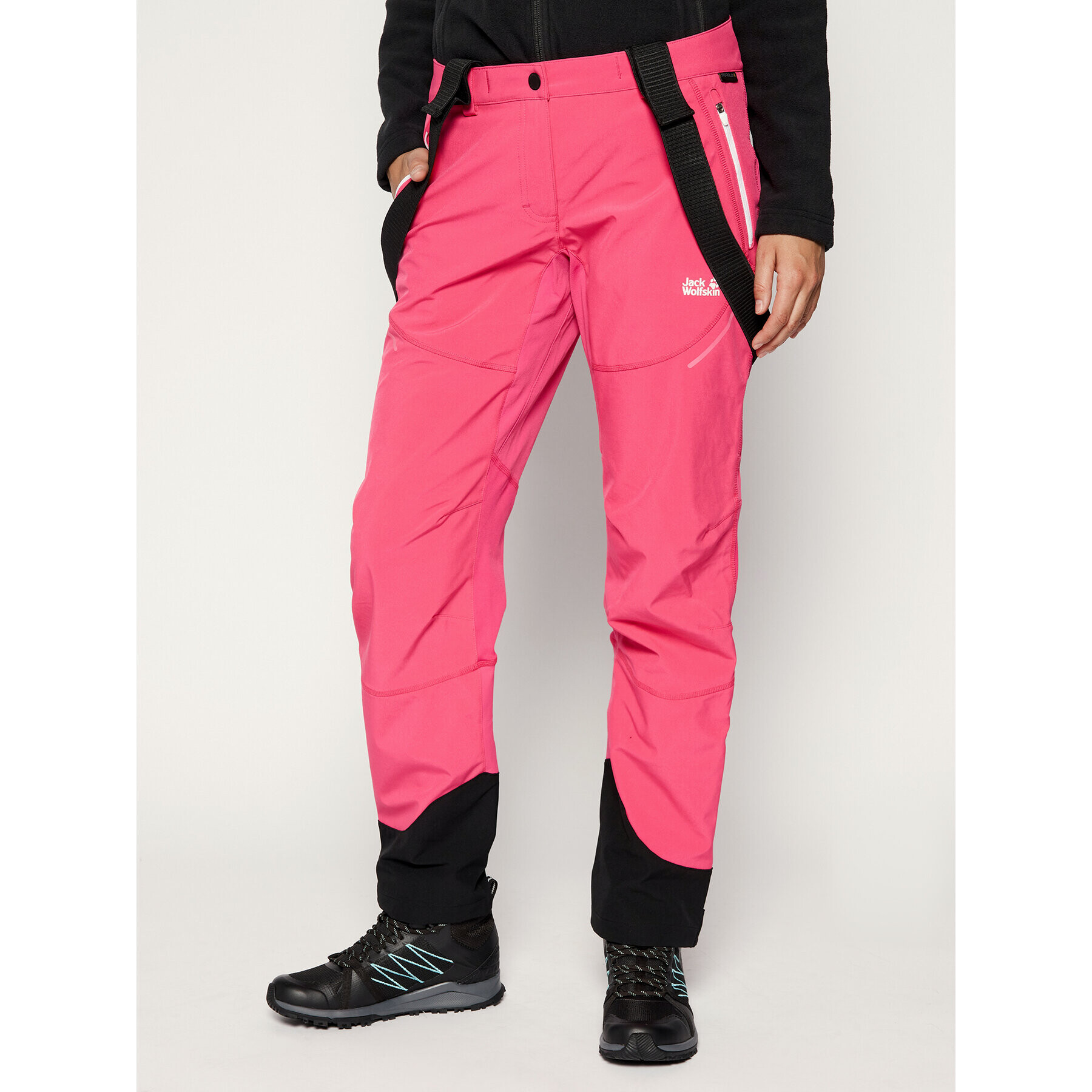 Jack Wolfskin Pantaloni de schi Gravity Tour 1505121-2054 Roz Regular Fit - Pled.ro