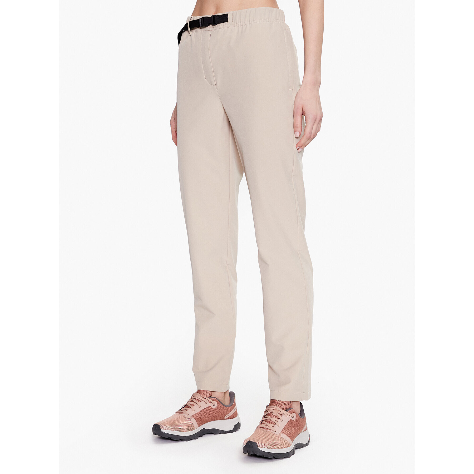 Jack Wolfskin Pantaloni din material 1507072 Bej Regular Fit - Pled.ro