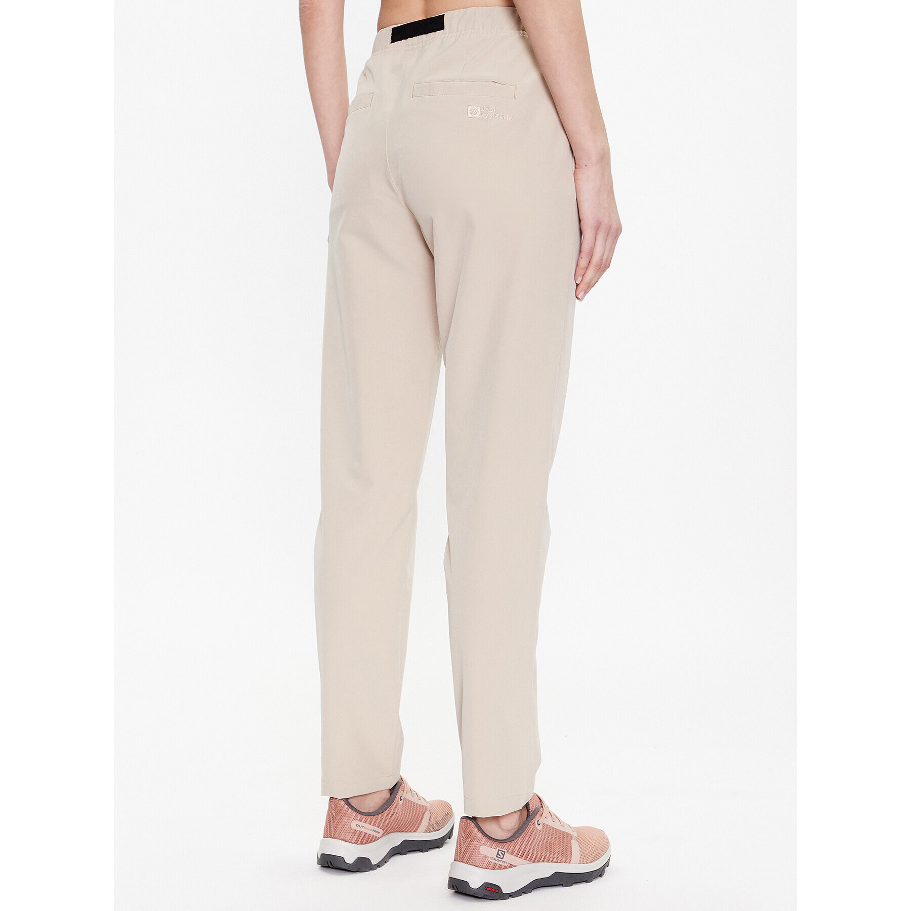 Jack Wolfskin Pantaloni din material 1507072 Bej Regular Fit - Pled.ro