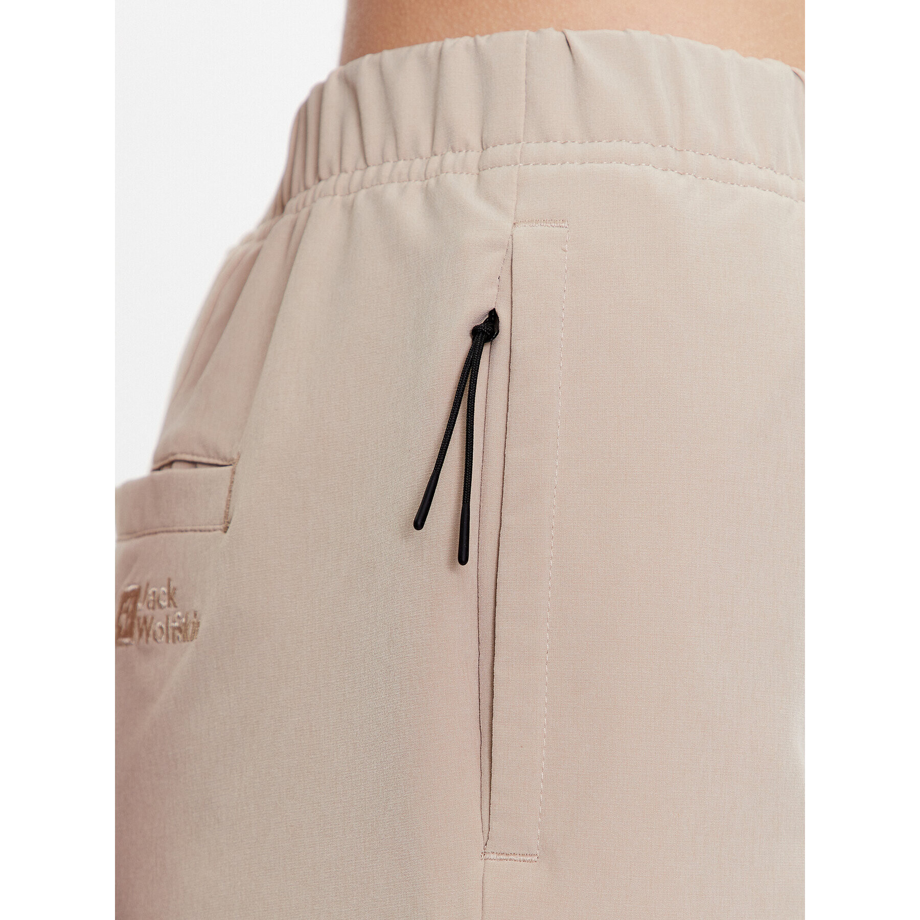 Jack Wolfskin Pantaloni din material 1507072 Bej Regular Fit - Pled.ro