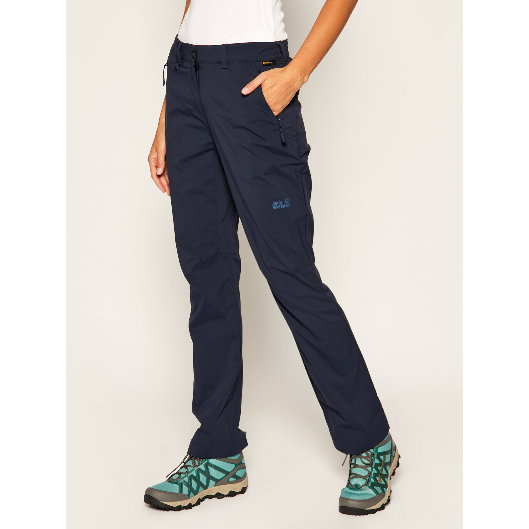 Jack Wolfskin Pantaloni outdoor Activate Light 1503842 Bleumarin Regular Fit - Pled.ro