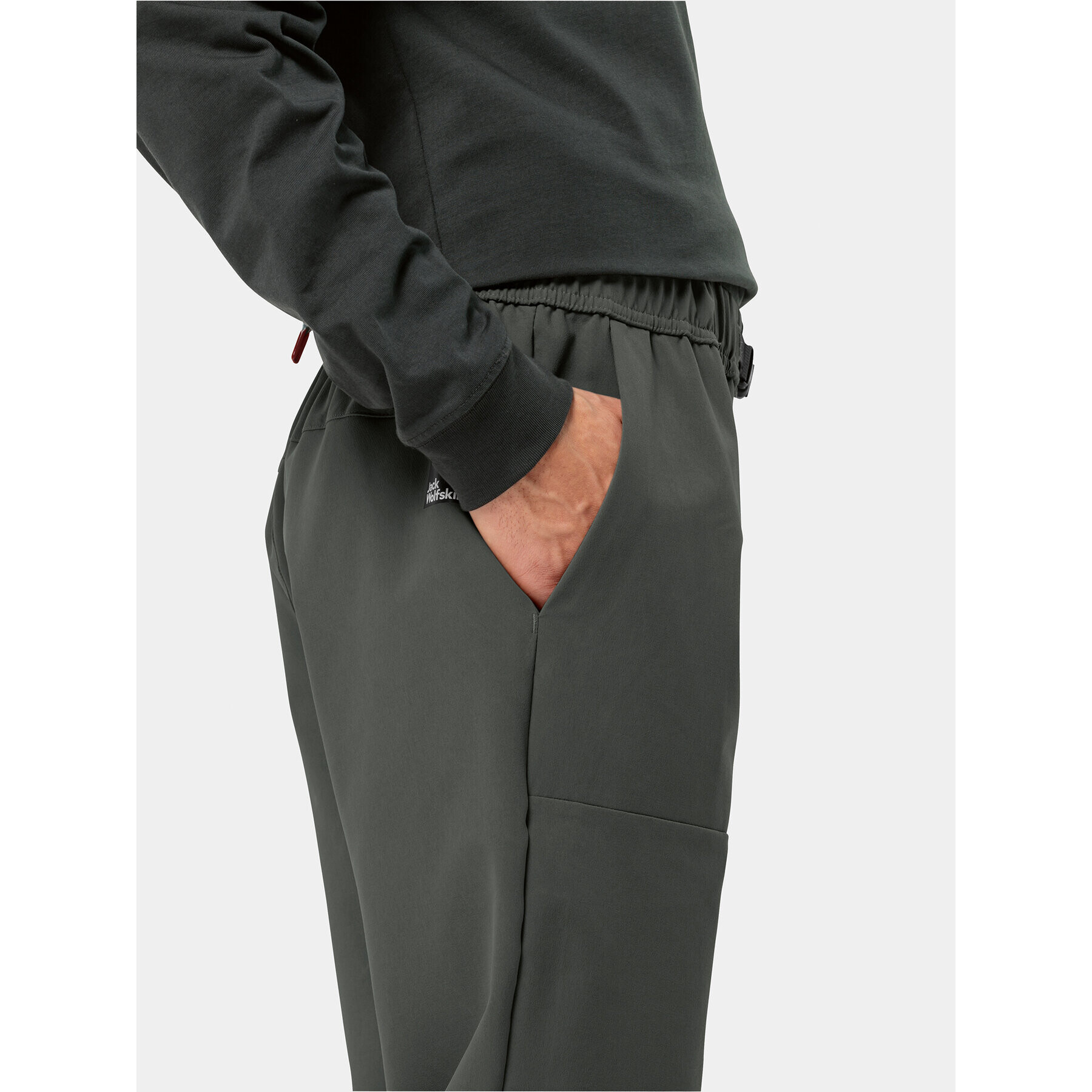 Jack Wolfskin Pantaloni outdoor Kiebitzweg Pants 1508471 Negru Regular Fit - Pled.ro