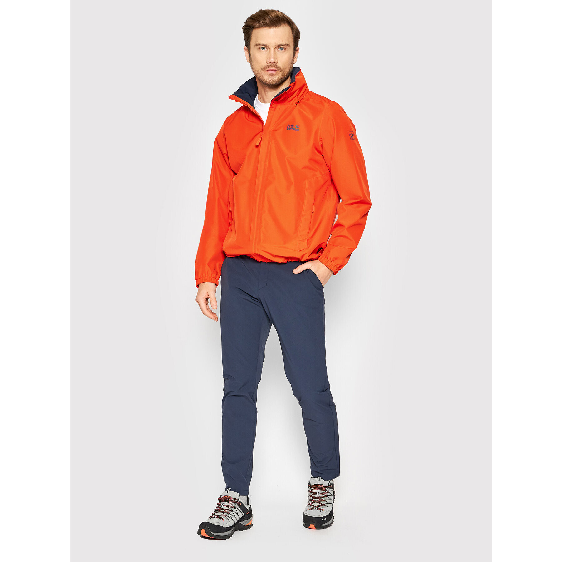 Jack Wolfskin Pantaloni outdoor Pack & Go 1507361 Bleumarin Regular Fit - Pled.ro