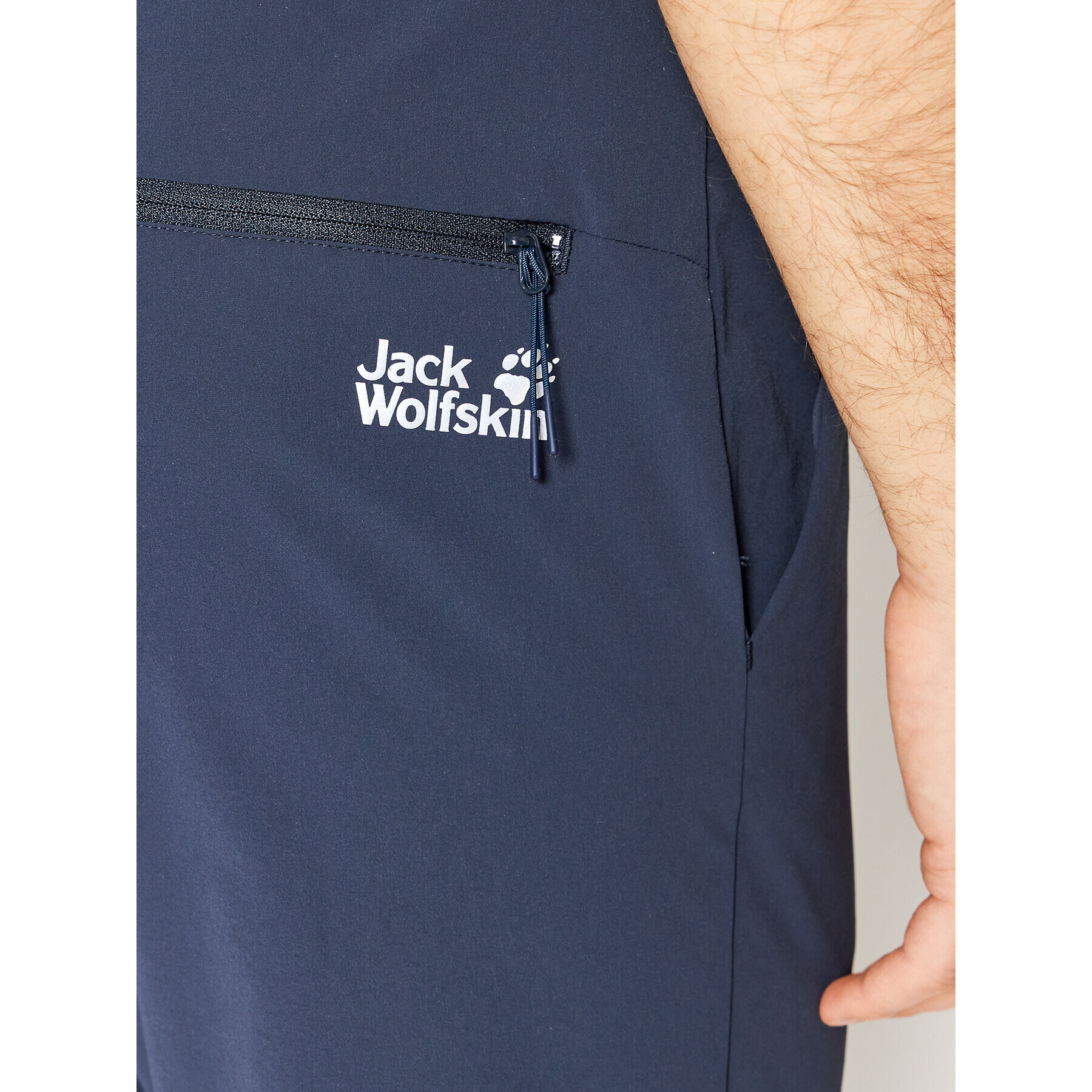 Jack Wolfskin Pantaloni outdoor Pack & Go 1507361 Bleumarin Regular Fit - Pled.ro