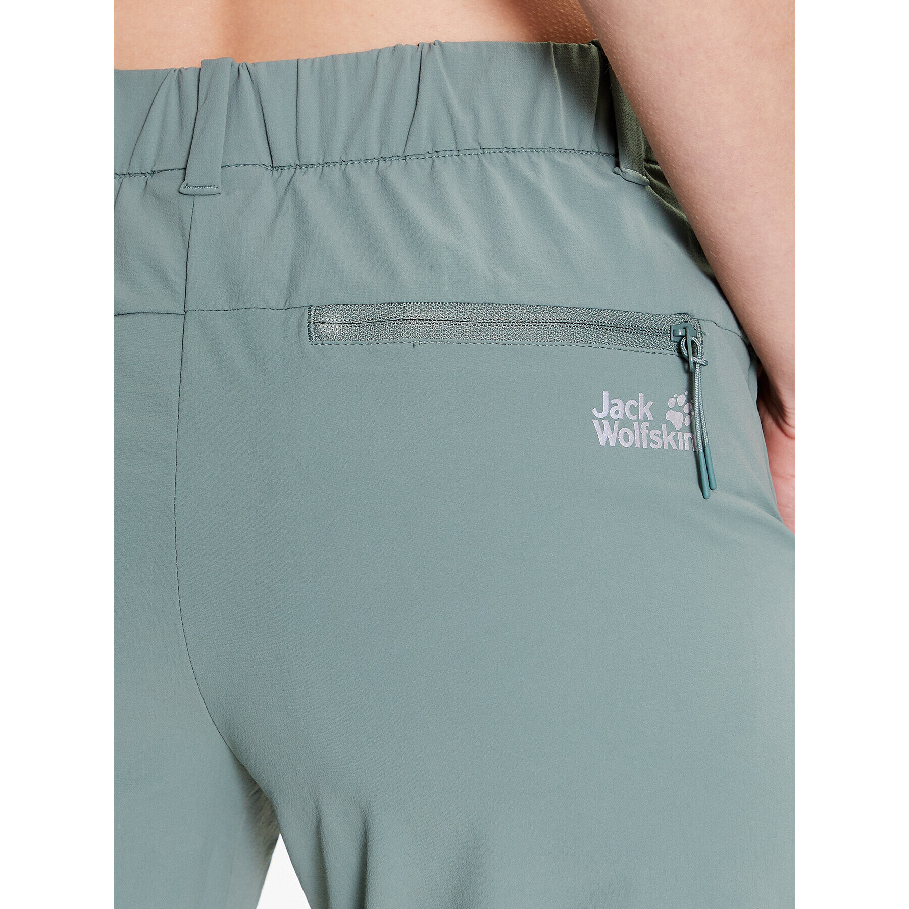 Jack Wolfskin Pantaloni outdoor Pack & Go 1507381 Verde Regular Fit - Pled.ro