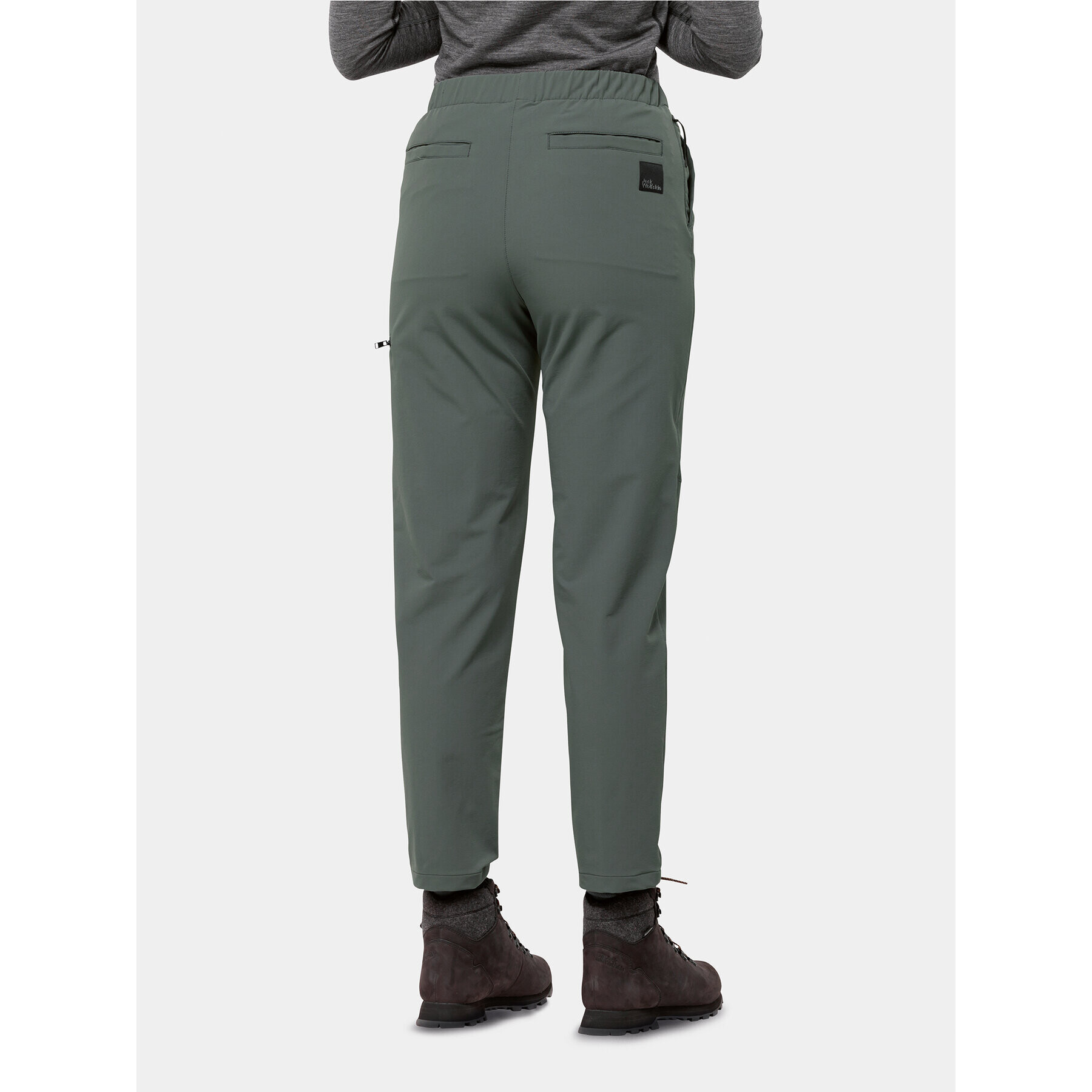 Jack Wolfskin Pantaloni outdoor Wandermood Pants 1508441 Verde Regular Fit - Pled.ro