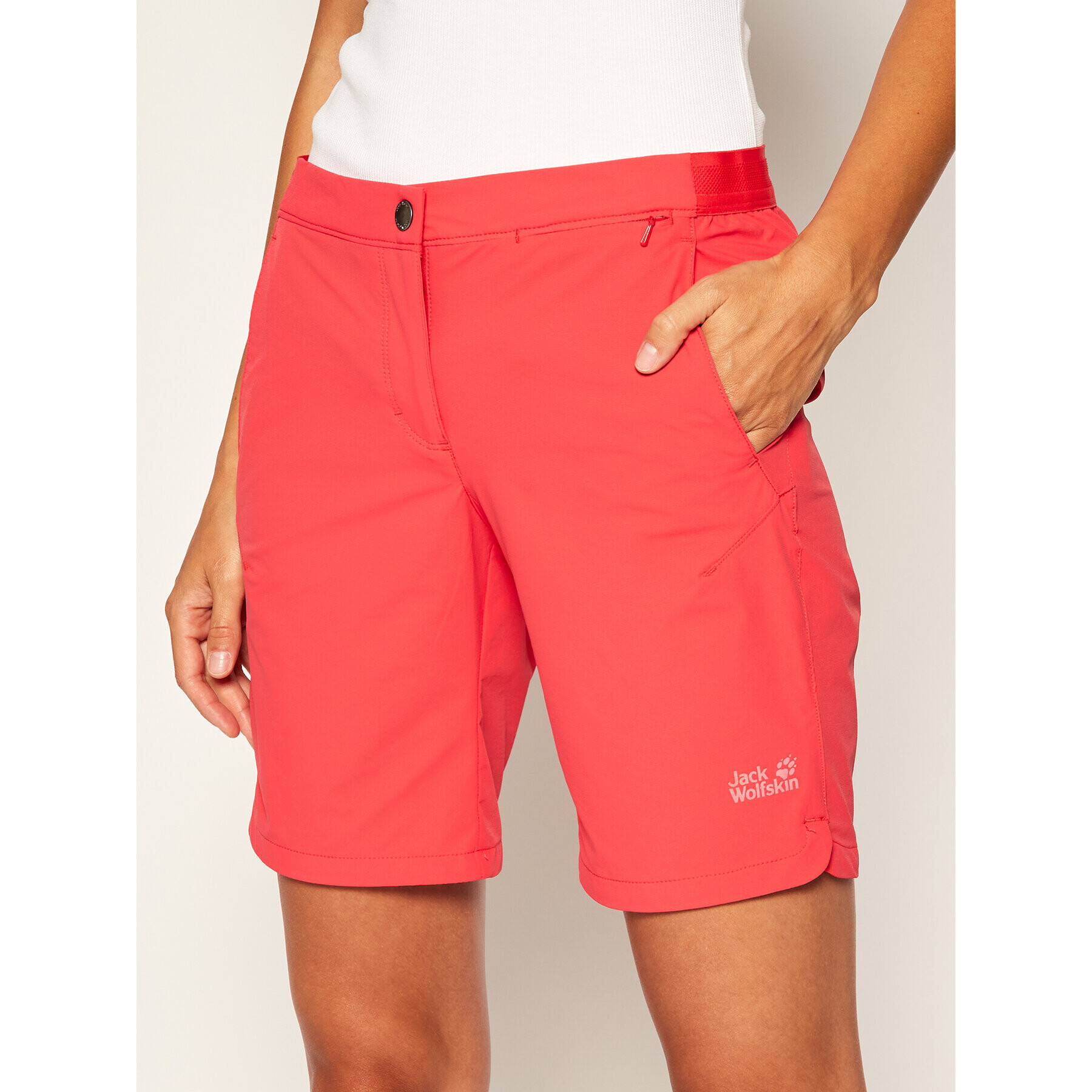 Jack Wolfskin Pantaloni scurți sport Hilltop Trail 1505461 Roz Regular Fit - Pled.ro