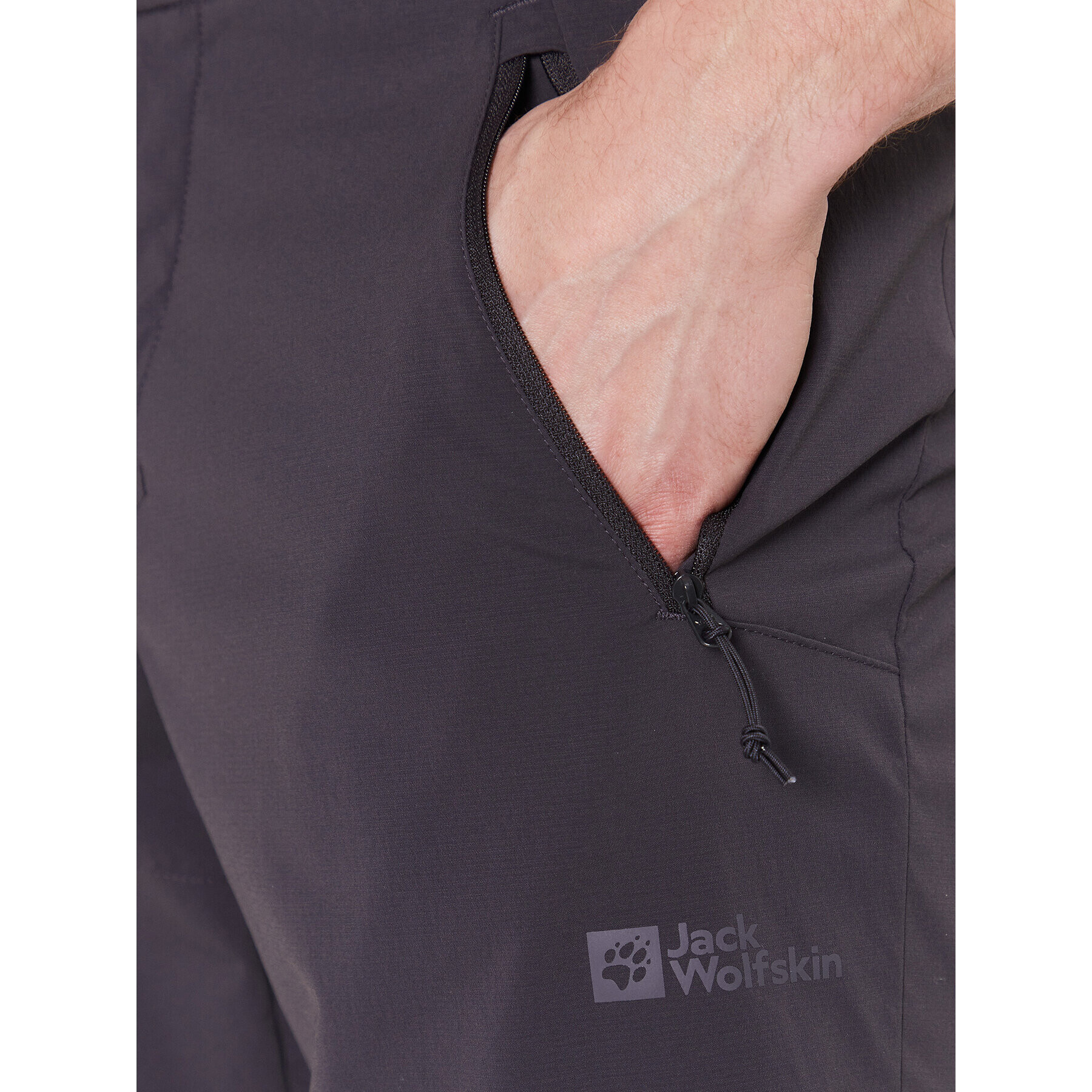 Jack Wolfskin Pantaloni scurți sport Glastal 1508231 Gri Regular Fit - Pled.ro