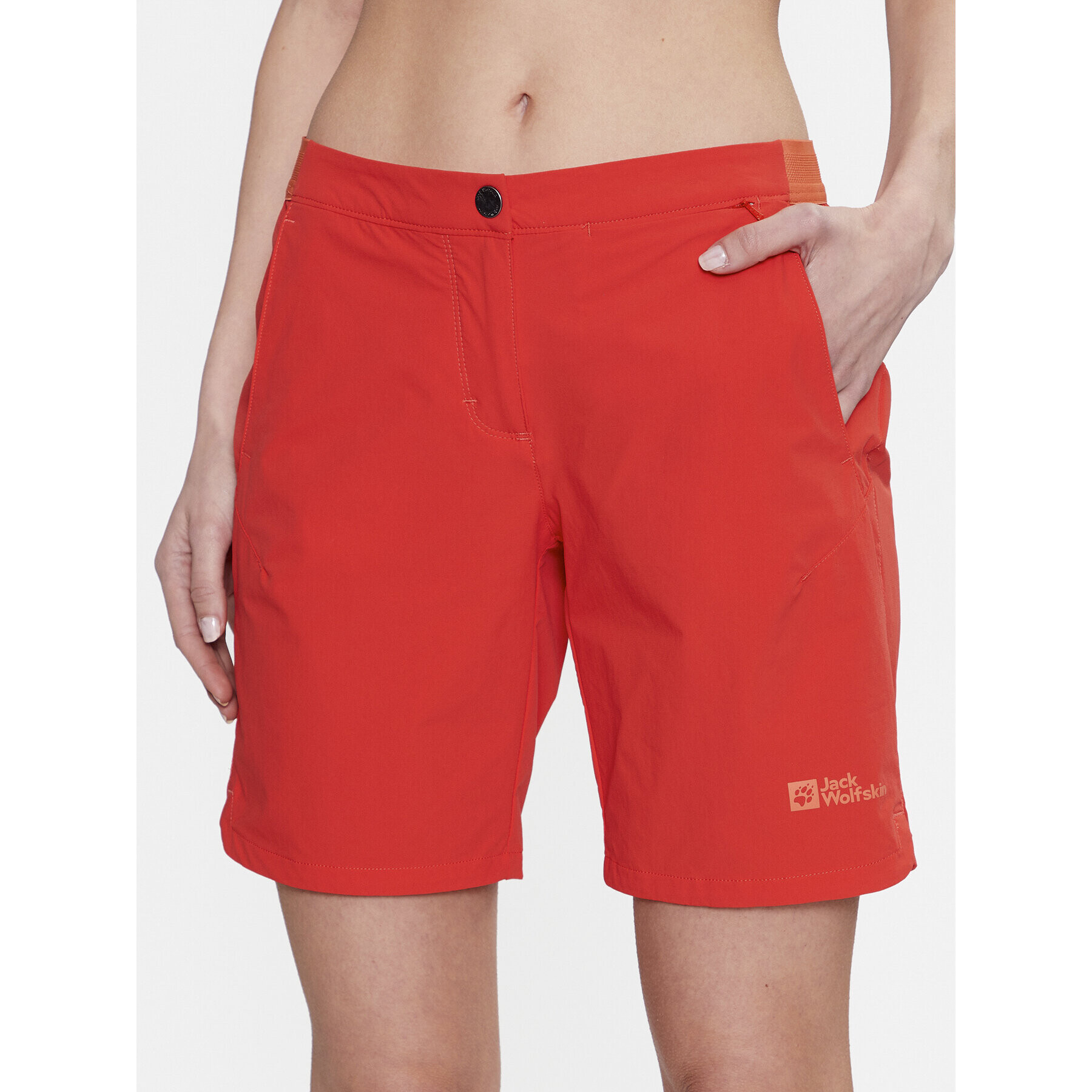 Jack Wolfskin Pantaloni scurți sport Hilltop 1505462 Portocaliu Regular Fit - Pled.ro