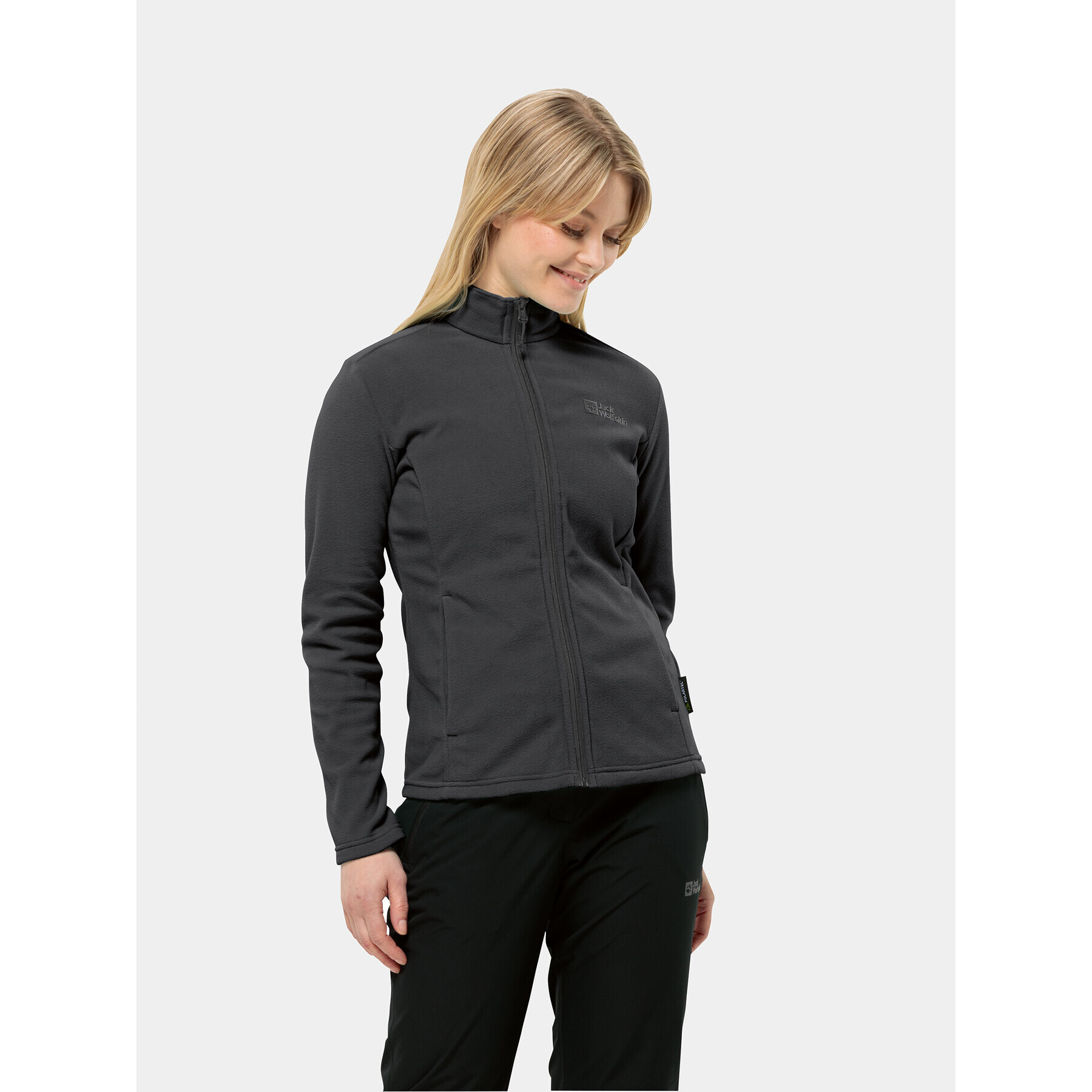 Jack Wolfskin Polar Taunus Fz 1711391 Negru Regular Fit - Pled.ro