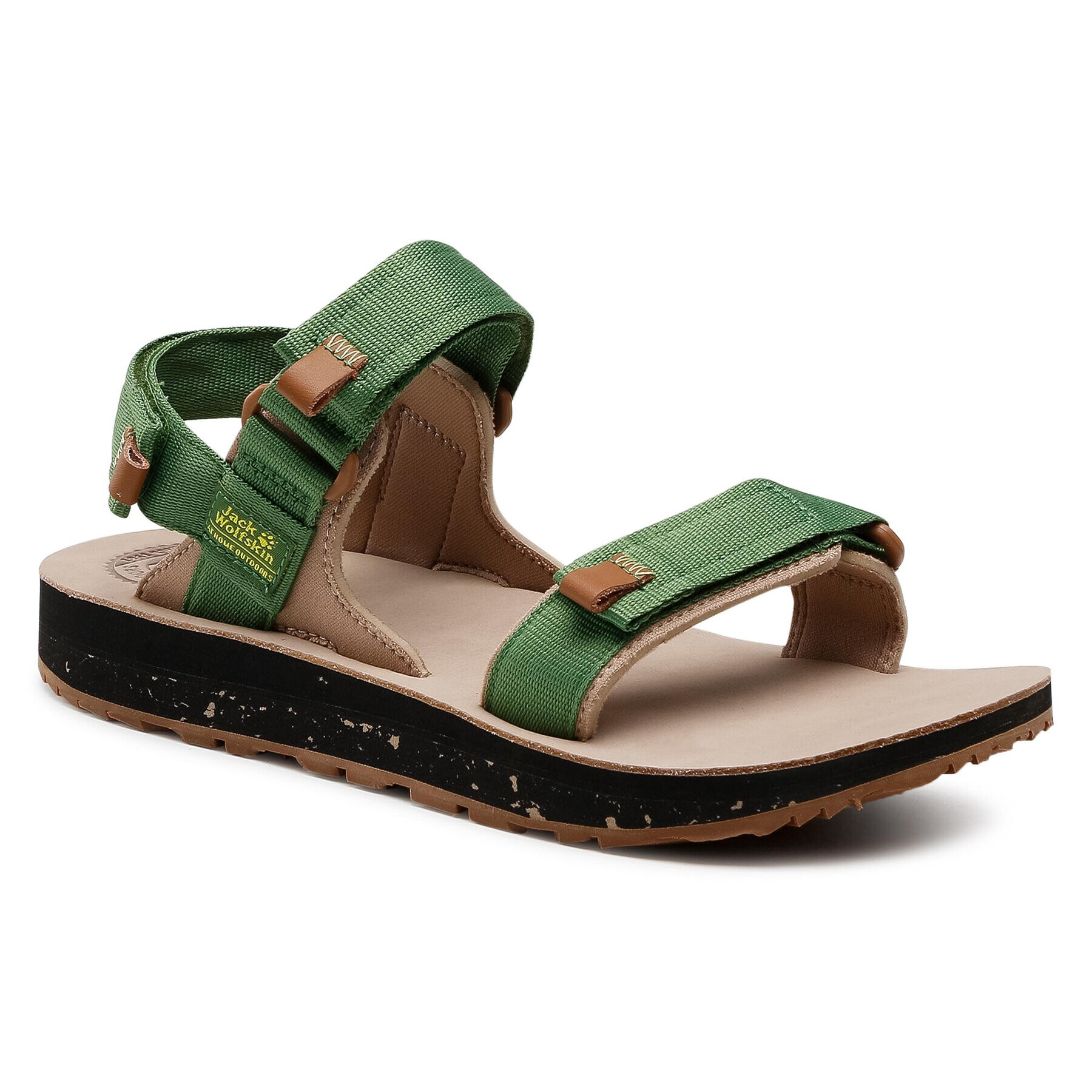 Jack Wolfskin Sandale Outfreshy Deluxe Sandal M 4039431 Verde - Pled.ro