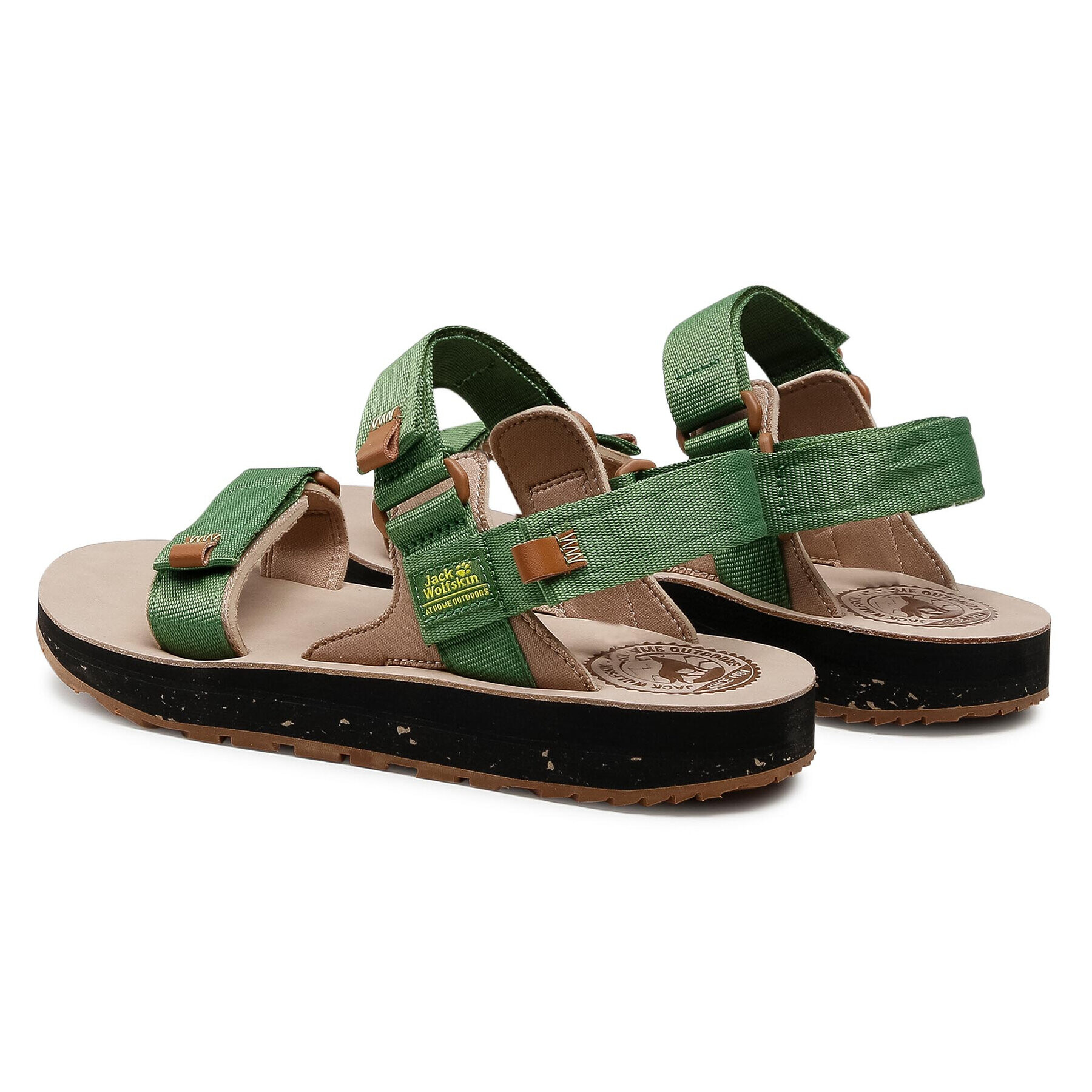 Jack Wolfskin Sandale Outfreshy Deluxe Sandal M 4039431 Verde - Pled.ro