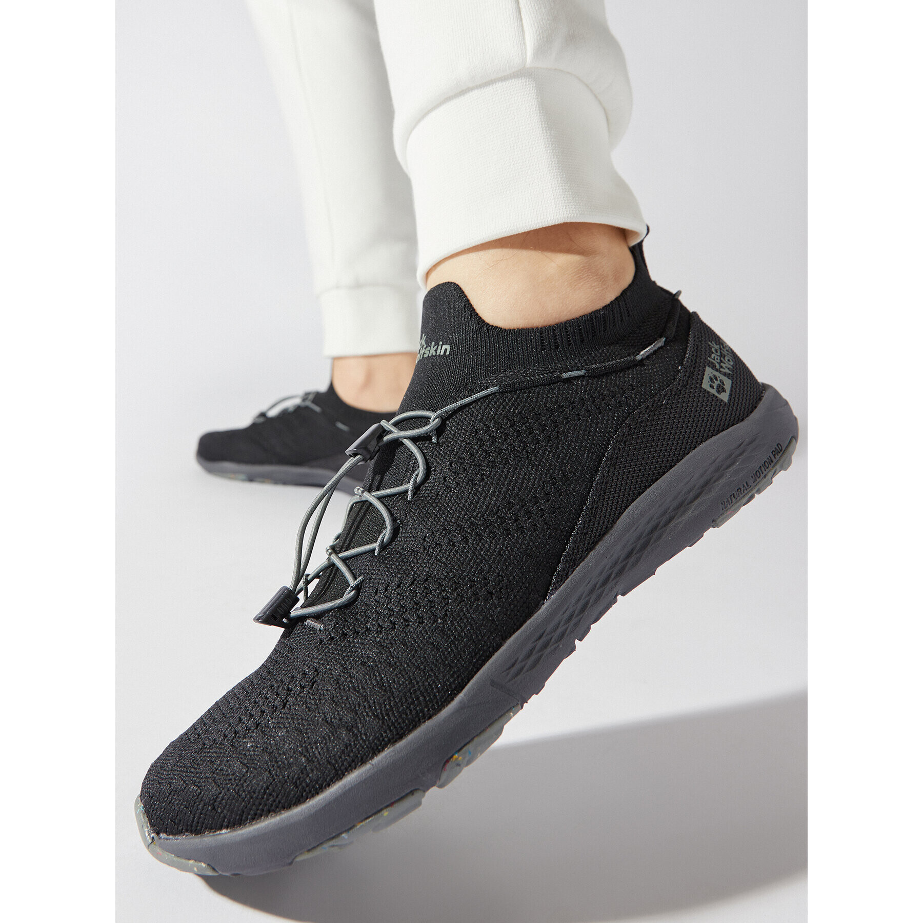 Jack Wolfskin Sneakers Spirit Knit Low M 4056621 Negru - Pled.ro