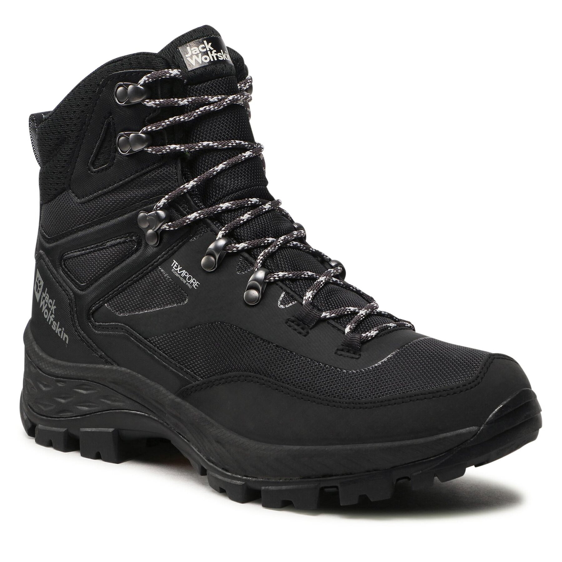 Jack Wolfskin Trekkings Rebellion Guide Texapore Mid M 4053791 Negru - Pled.ro