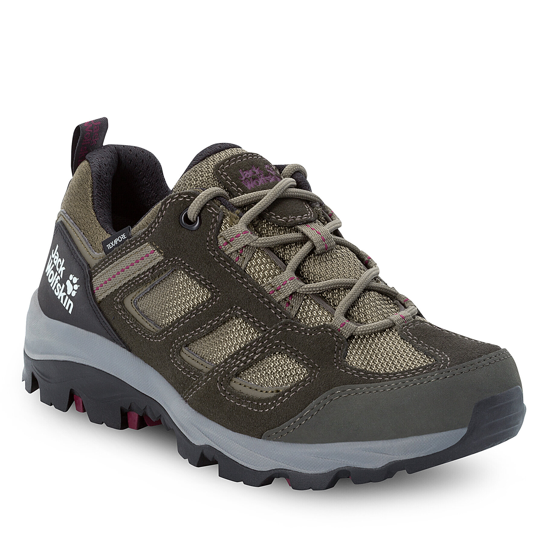 Jack Wolfskin Trekkings Vojo 3 Texapore Low W 4042451 Kaki - Pled.ro