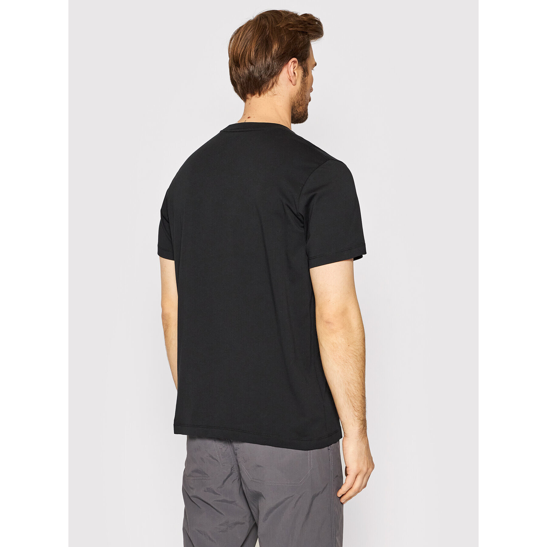 Jack Wolfskin Tricou Essential 1808381 Negru Regular Fit - Pled.ro