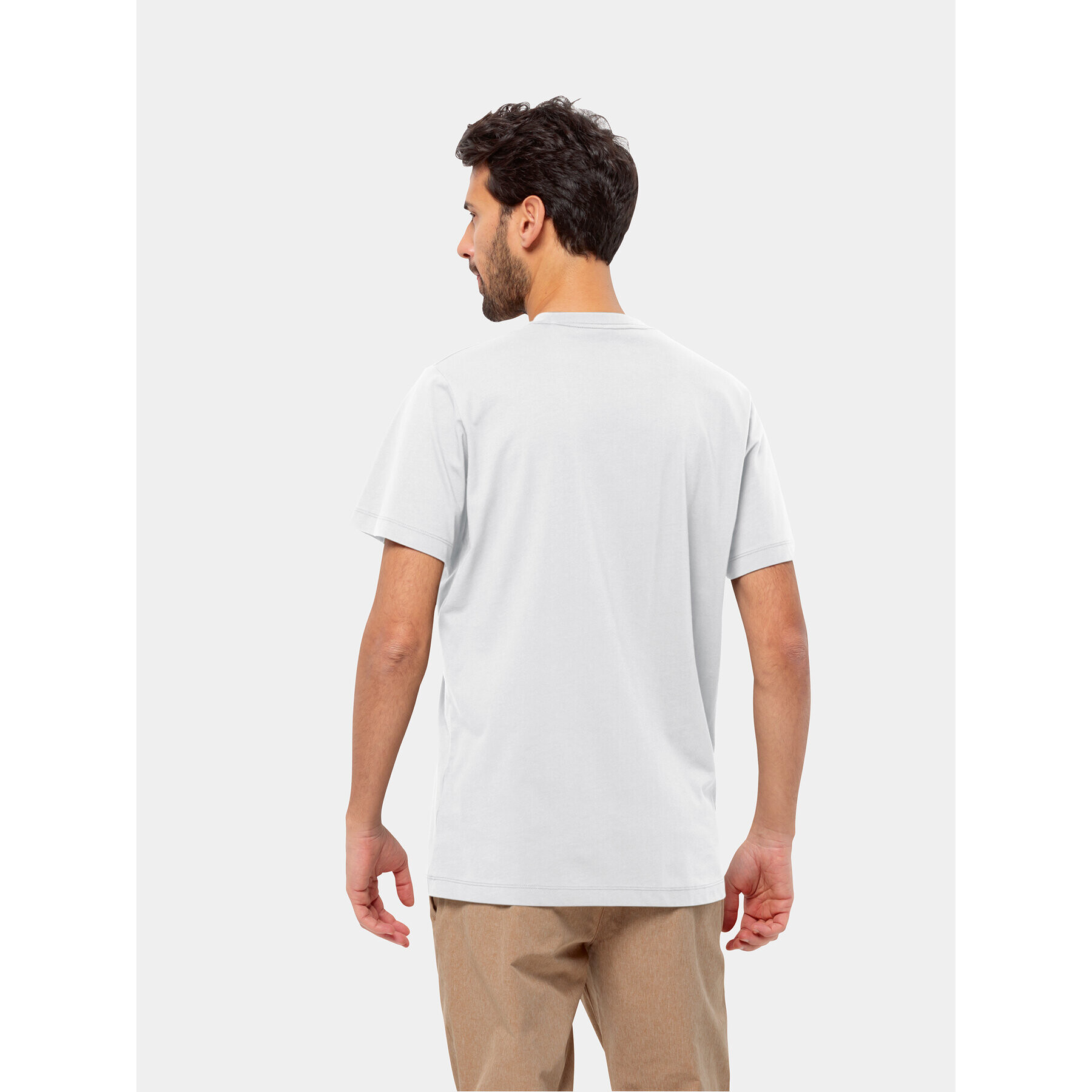 Jack Wolfskin Tricou Essential Logo T 1809591 Alb Regular Fit - Pled.ro