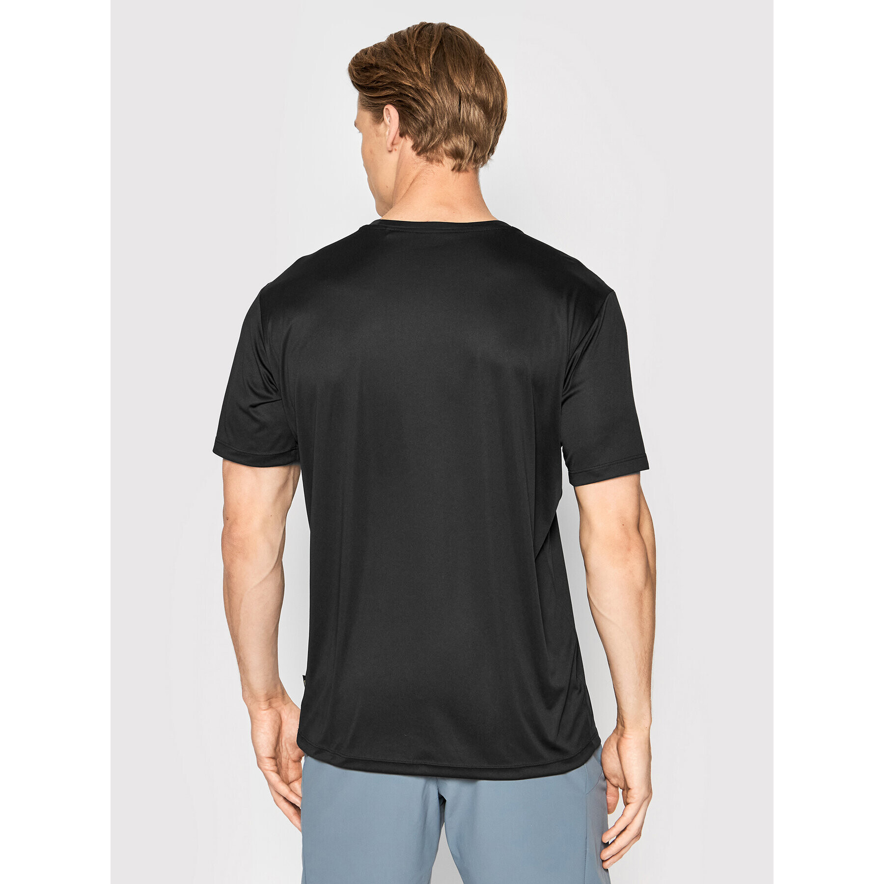 Jack Wolfskin Tricou tehnic Tech T 1807071 Negru Regular Fit - Pled.ro