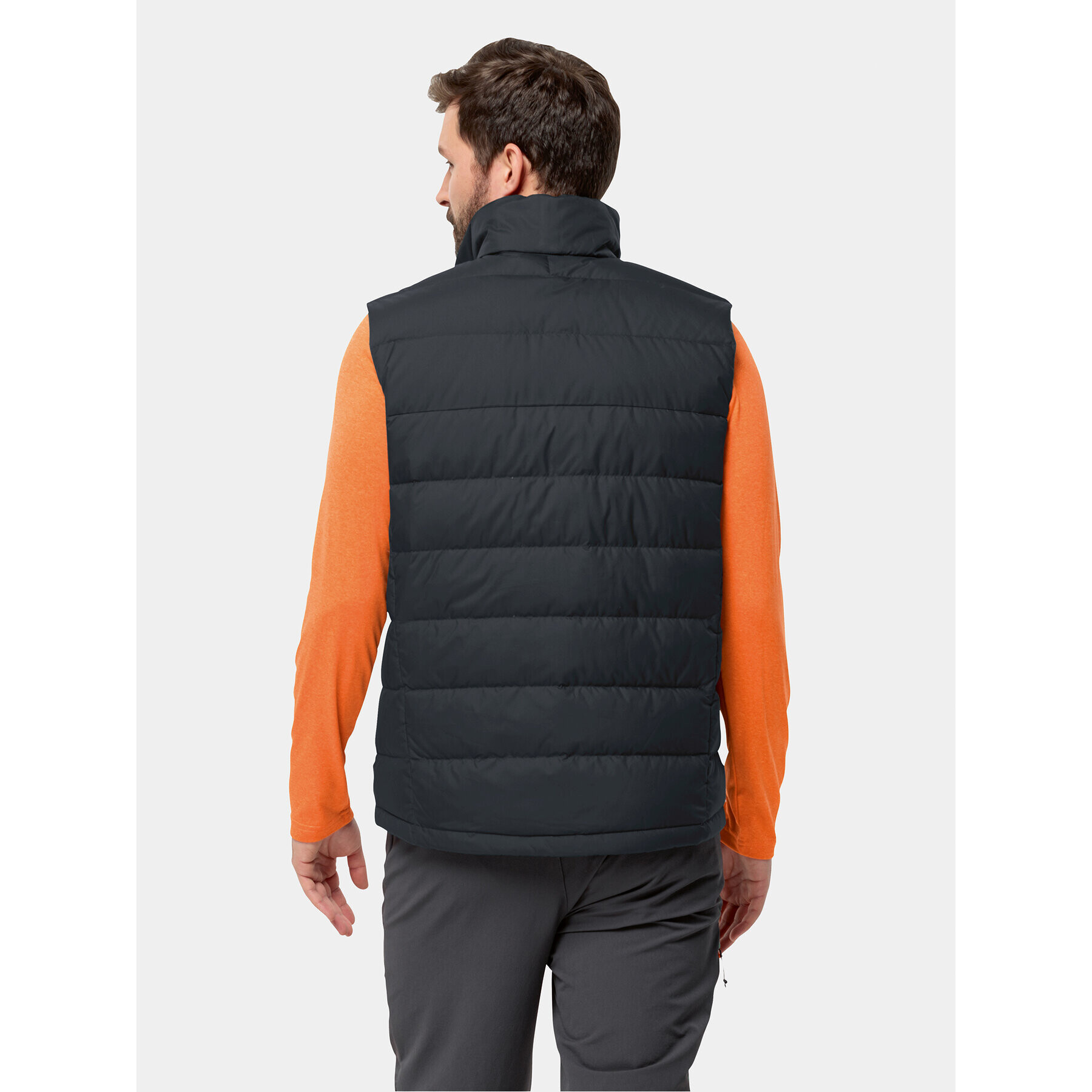 Jack Wolfskin Vestă Ather Down Vest 1207691 Negru Regular Fit - Pled.ro